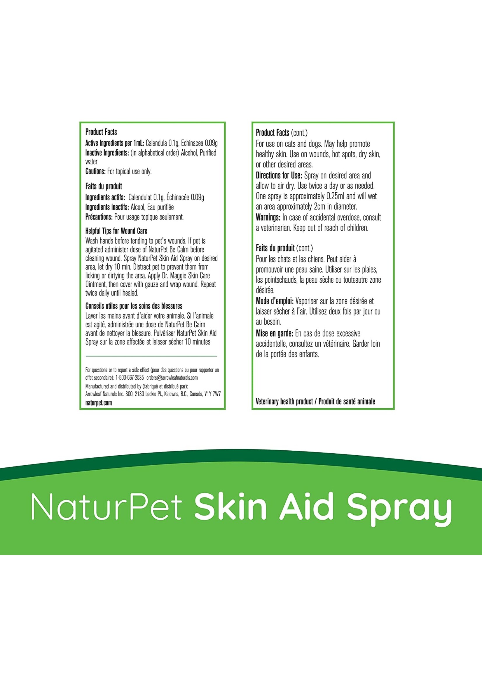 NaturPet NaturPet Skin Aid Spray 100ml
