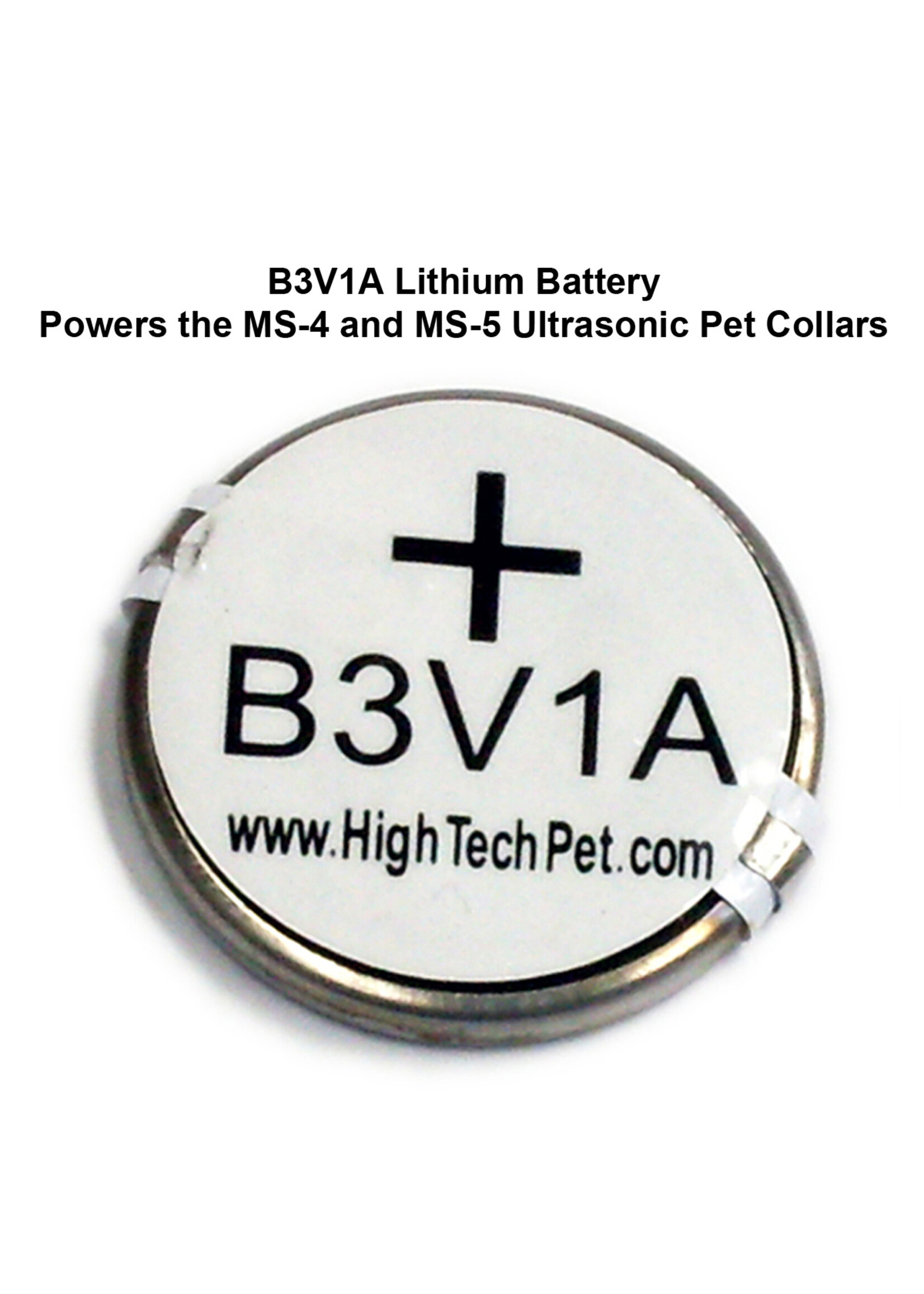 High Tec Pet Products High Tec Pet Product Ultrasonic Collar Battery MS-4 & MS-5 2pk