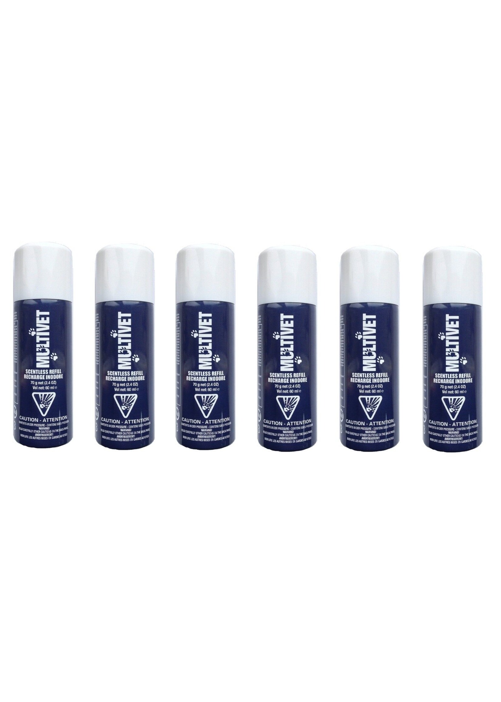 Multivet Refill Scentless Spray 70grams