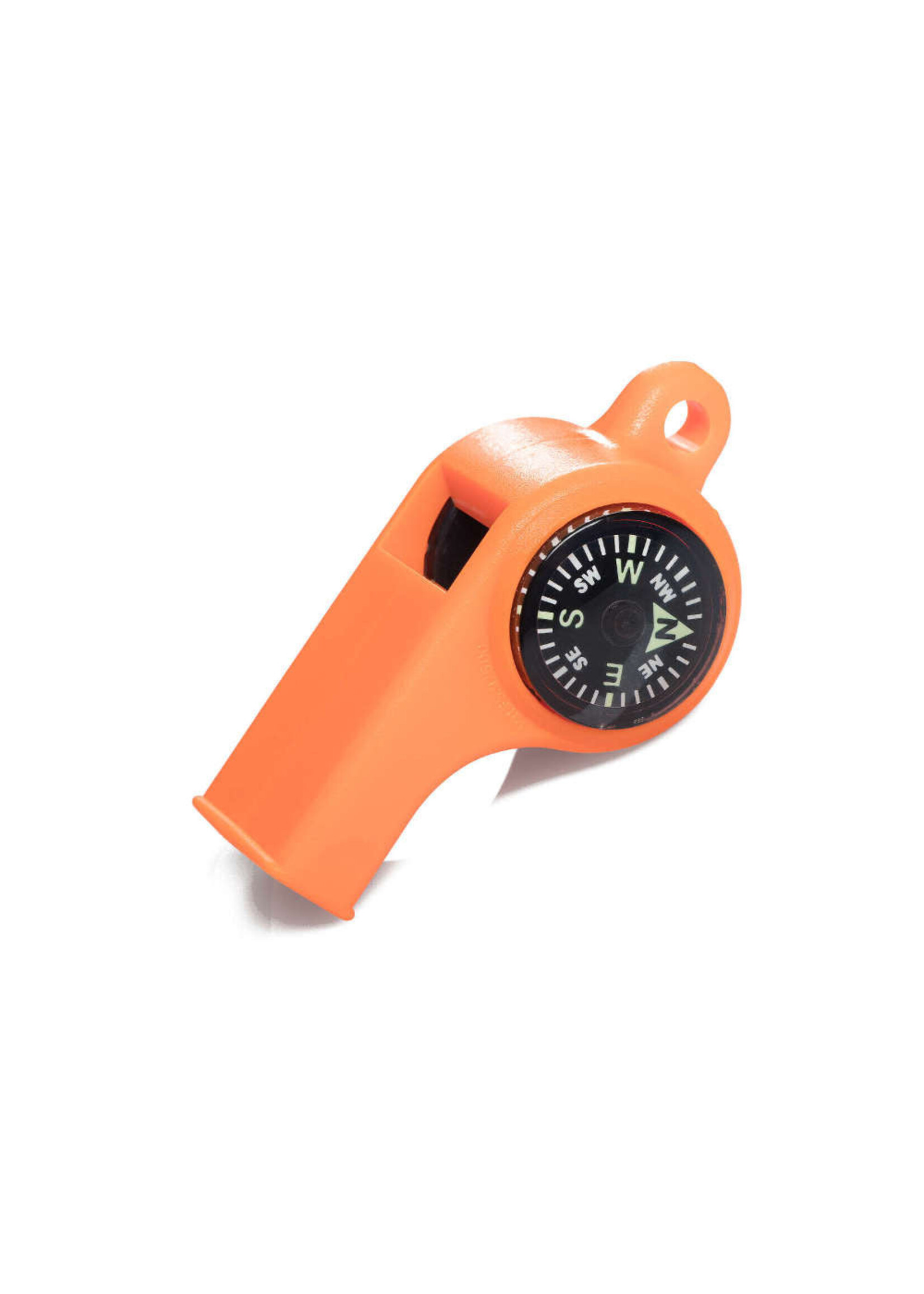 Mendota Products Sportsman's Whistle with Compass & Temperature Gauge Upland Orange