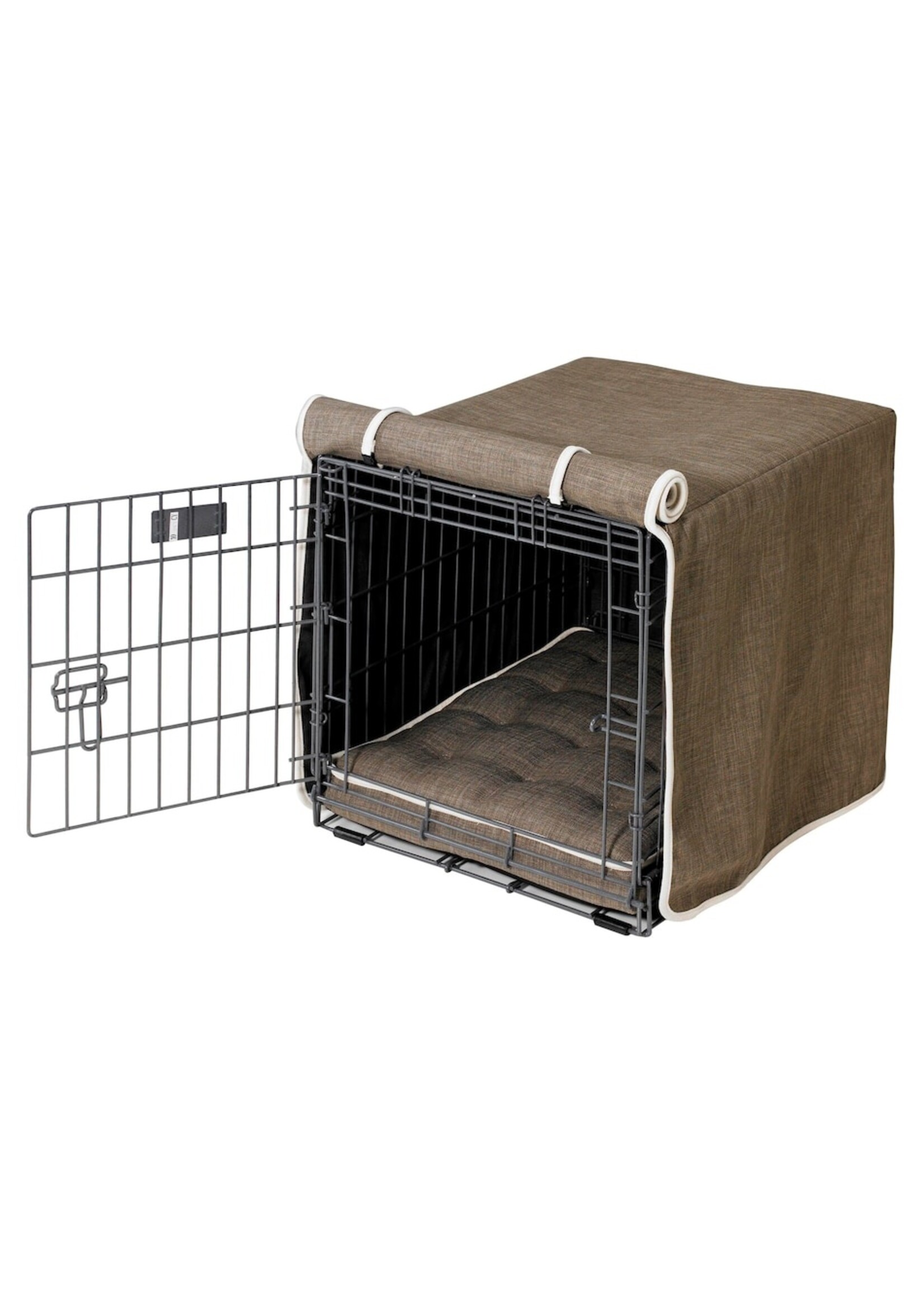 Bowsers Pet Products Bowsers Luxury Crate Cover XL 26 x 42 x 30" Driftwood