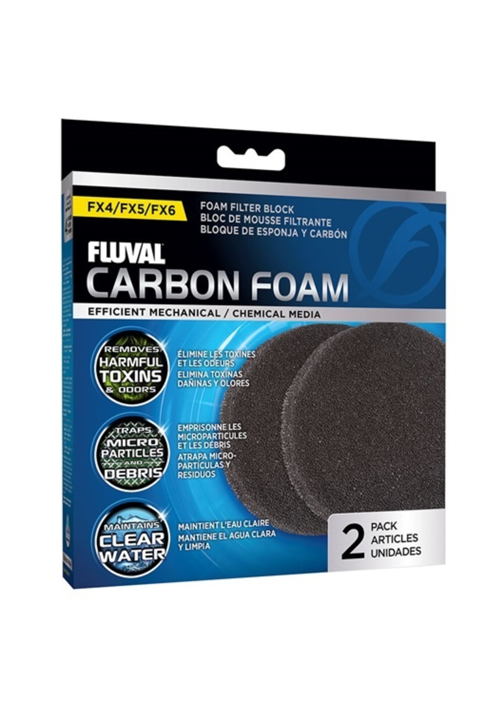 Fluval Fluval Carbon Foam Pads 2pack