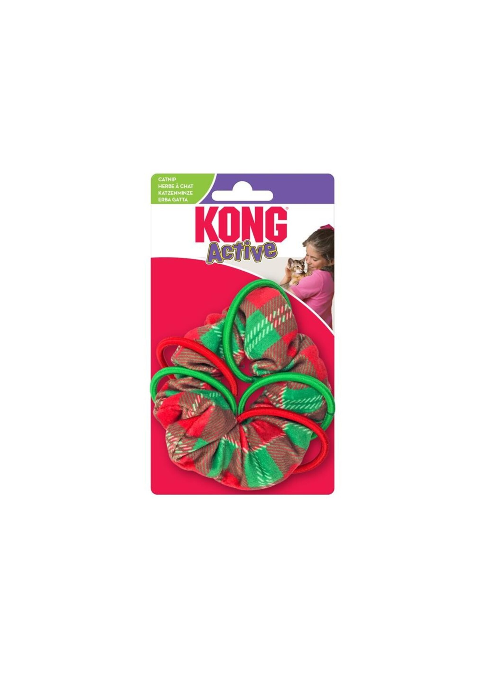 Kong Kong Holiday Cat Active Scrunchie