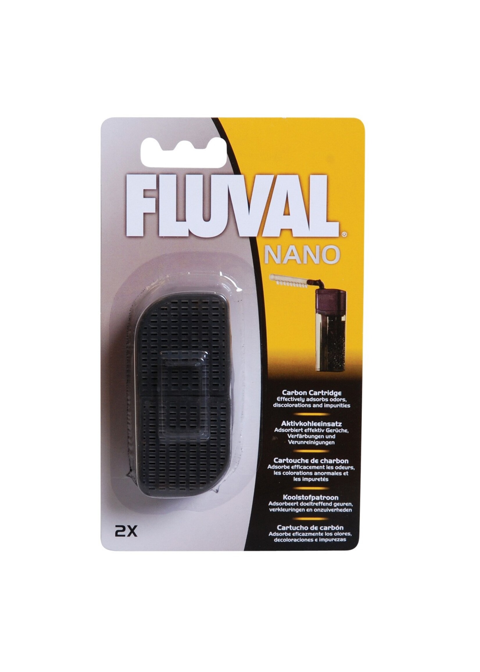 Fluval Fluval Nano Aquarium Filter Carbon Cartridge 2pack