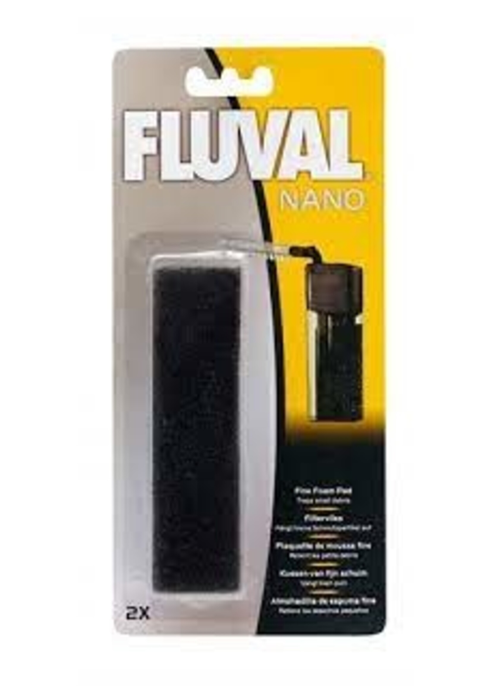 Fluval Sea Fluval Nano Aquarium Filter Fine Foam Pad 2pack