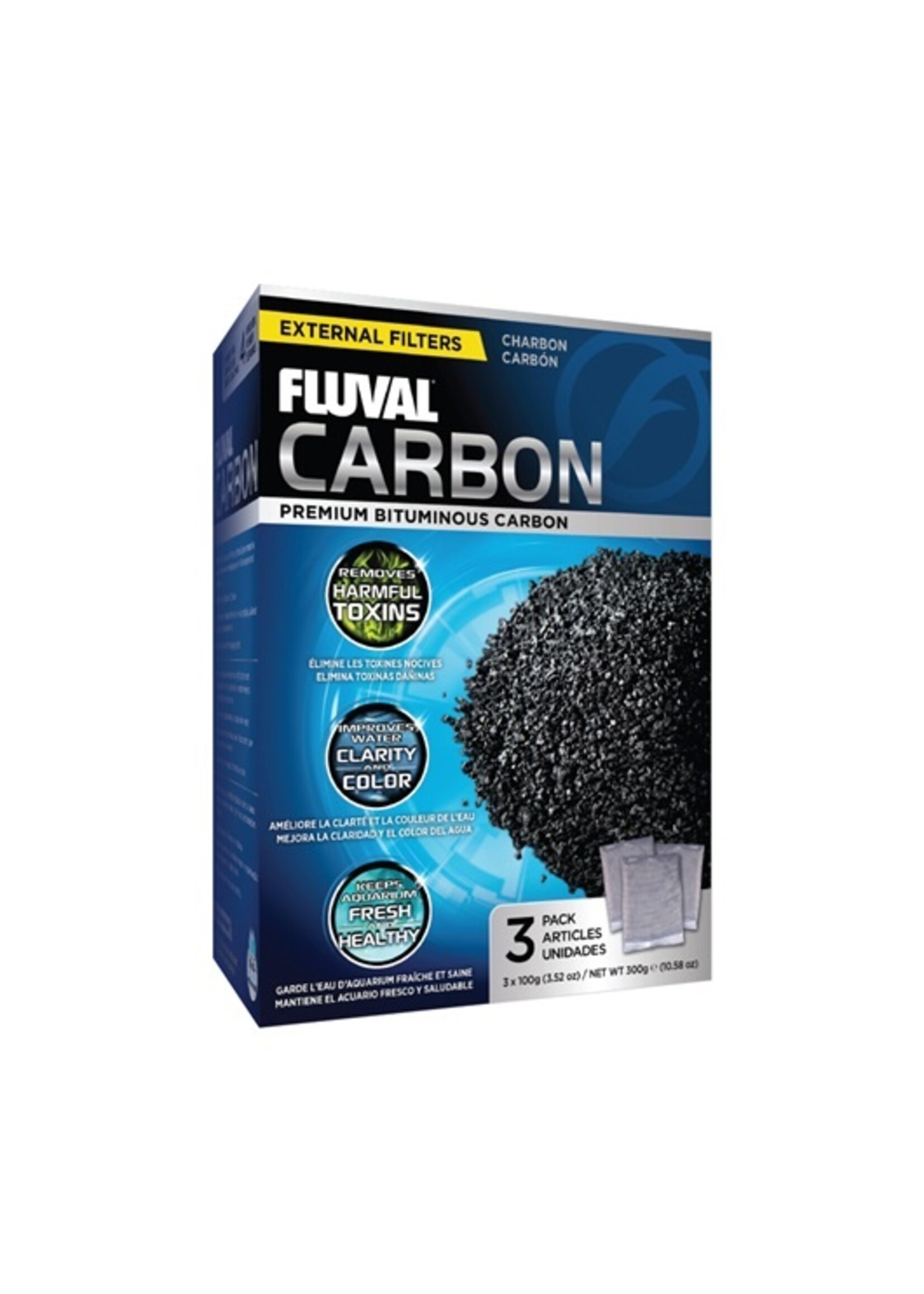 Fluval Fluval Carbon 3 x 100g