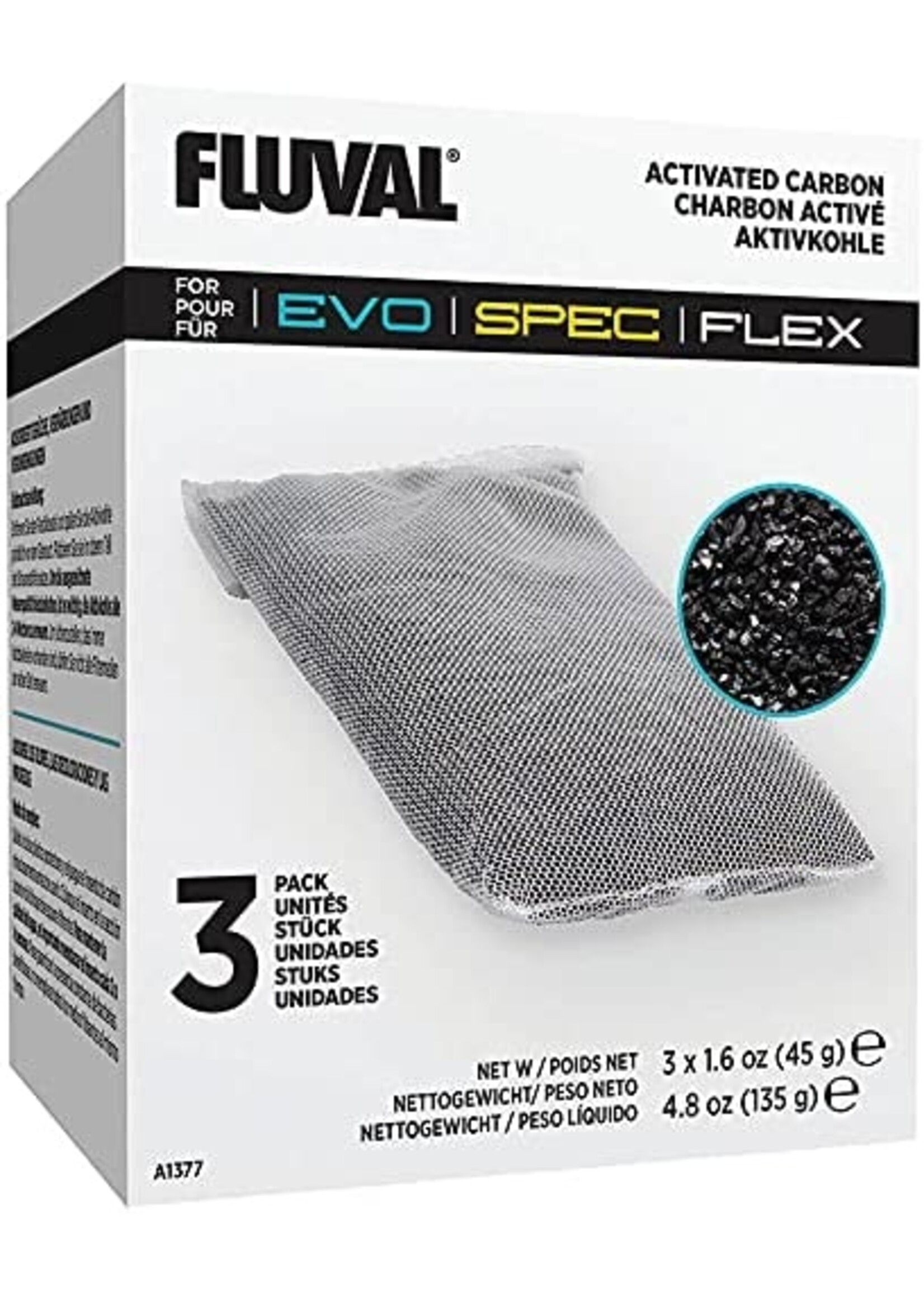 Fluval Fluval Spec Replacement Carbon 3pack *FINAL SALE*