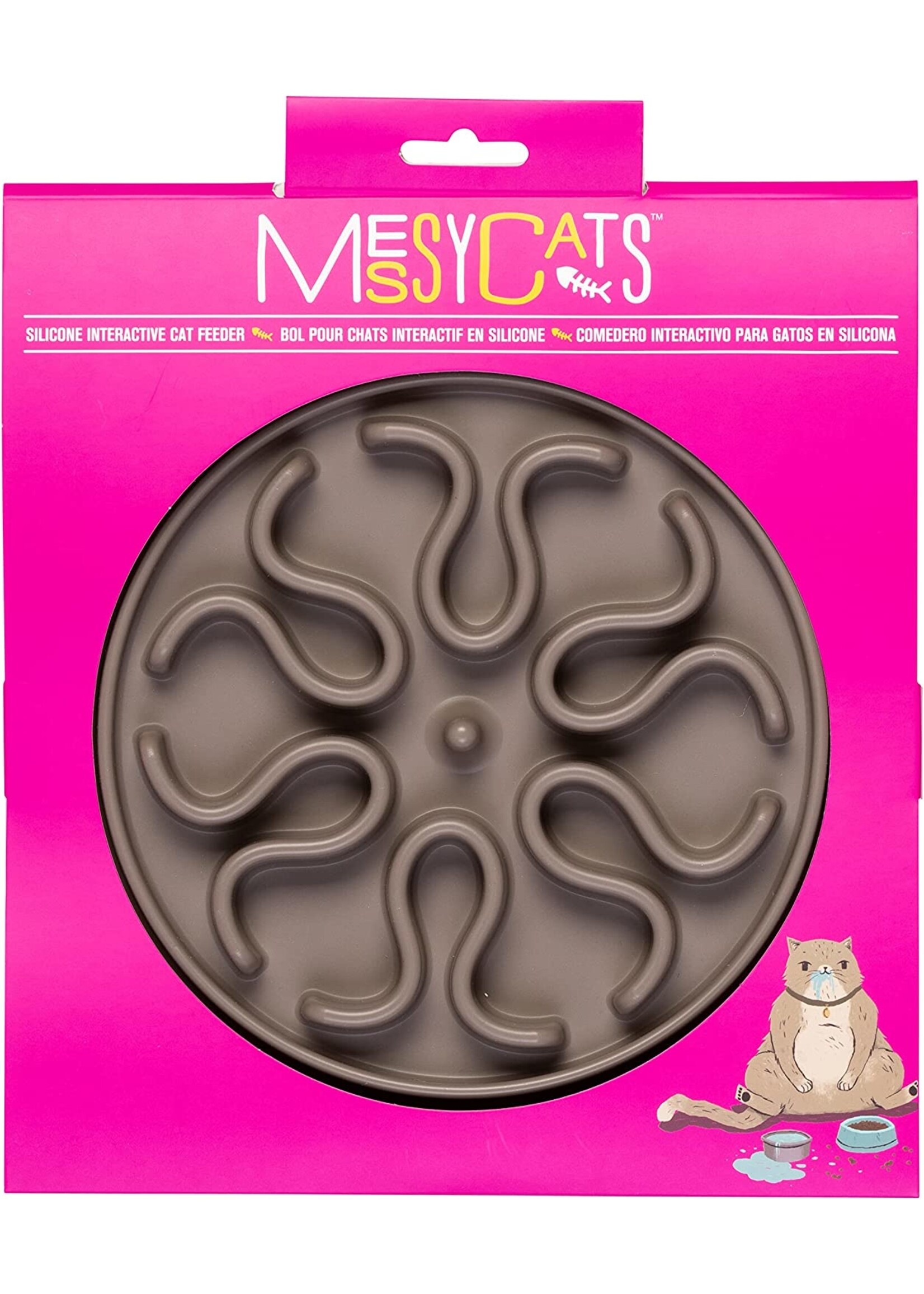 Messy Mutts Messy Mutts Silicone Interactive Cat Feeder