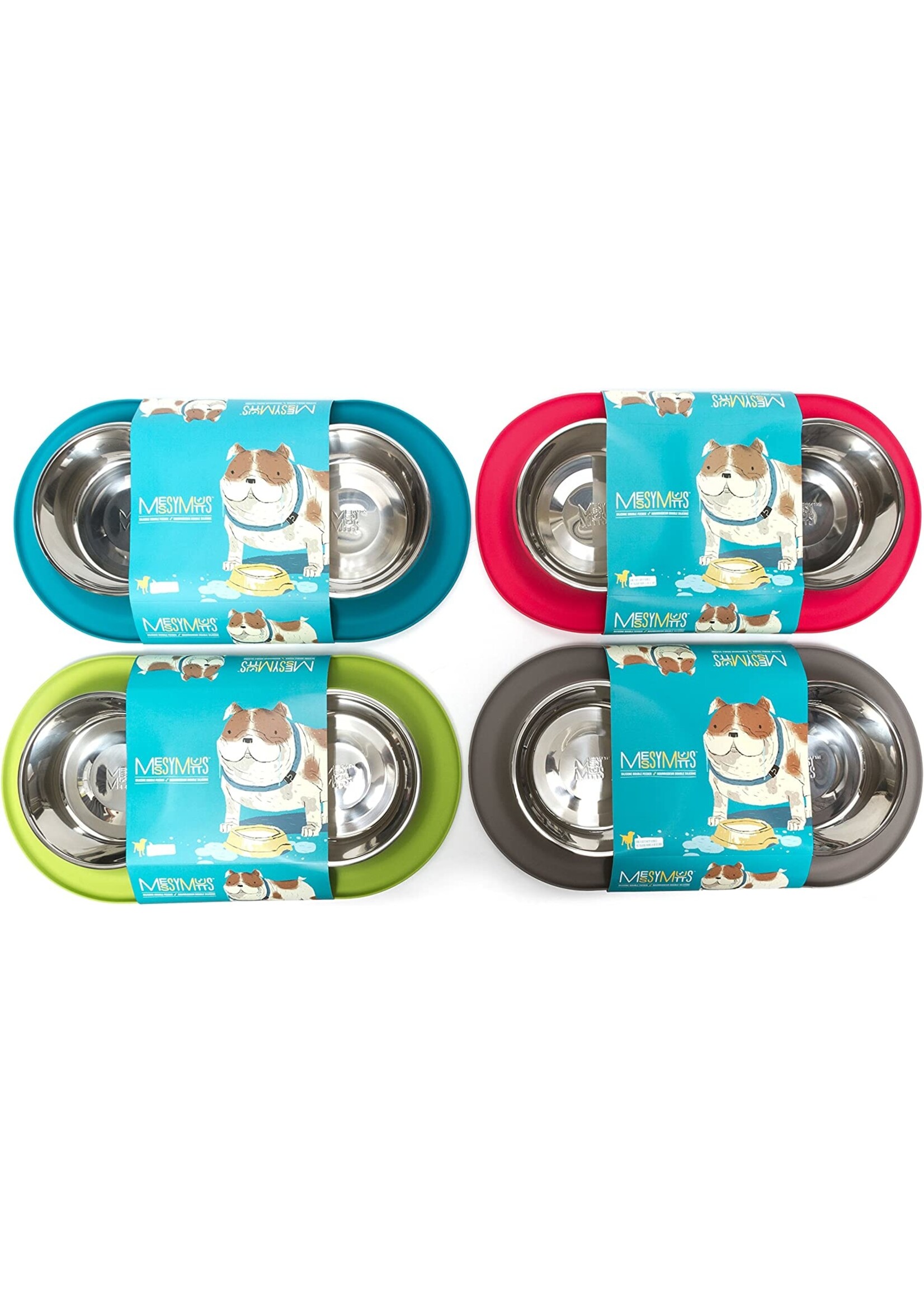Messy Mutts Messy Mutts Double Silicone Feeder