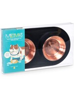 Messy Mutts Messy Mutts Double Silicone Feeder Special Edition Copper