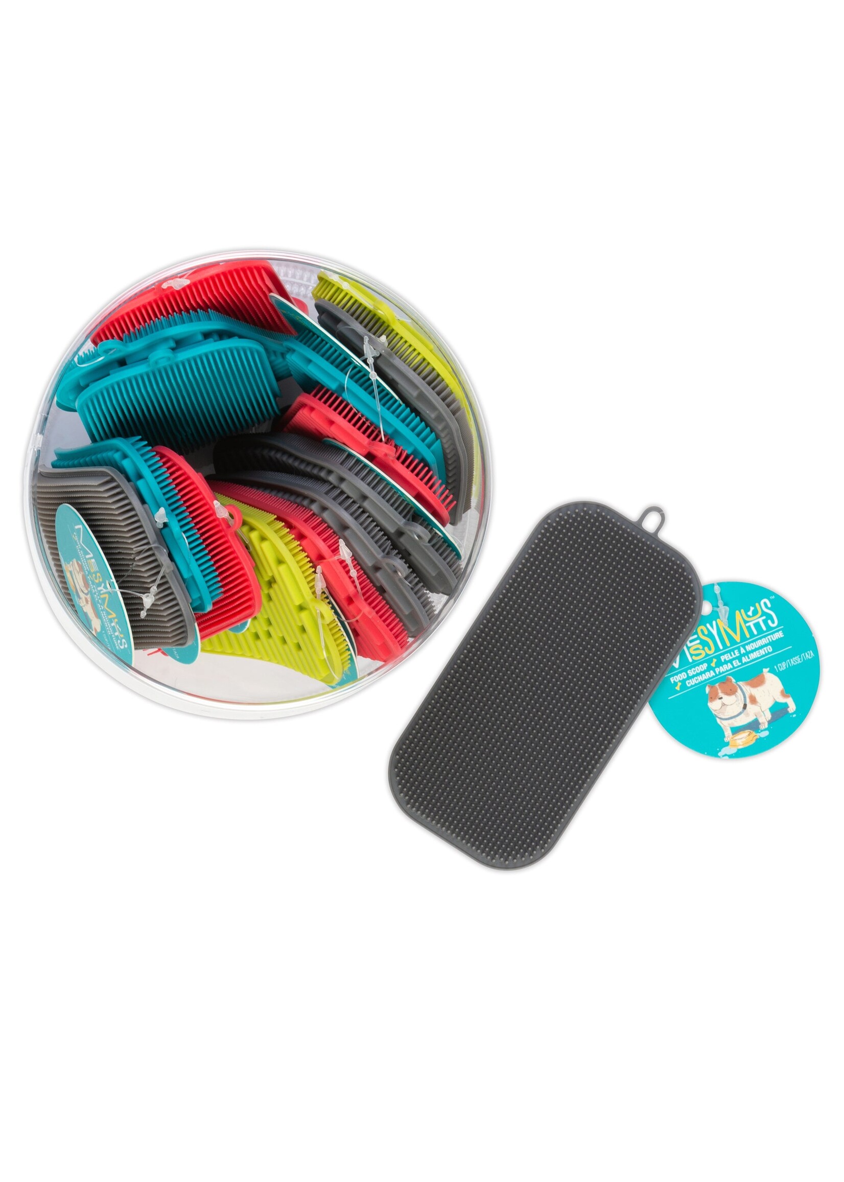 Messy Mutts Messy Mutts Silicone Dual Sided Bowl Scrubber