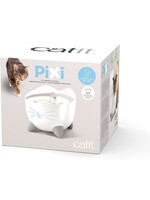 Catit Catit PIXI Fountain White w/Stainless Steel Top 2.5L