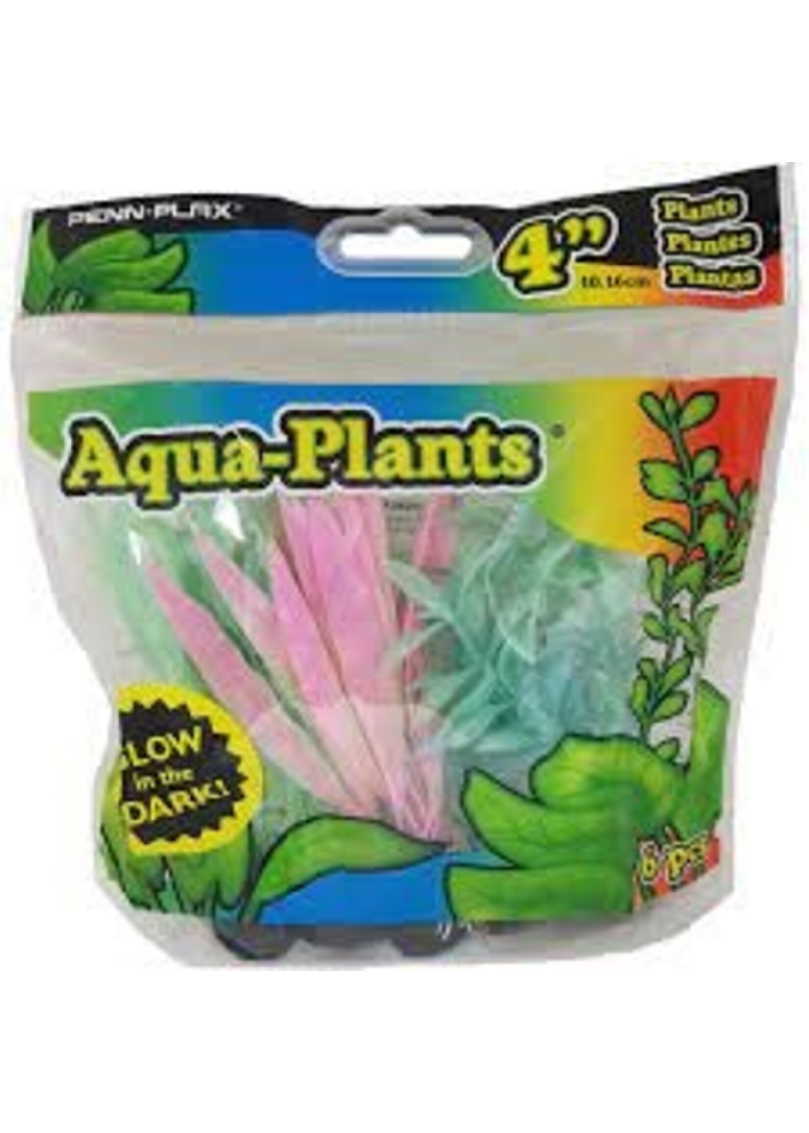 Penn Plax Penn Plax Aqua Plants 4in 6pack