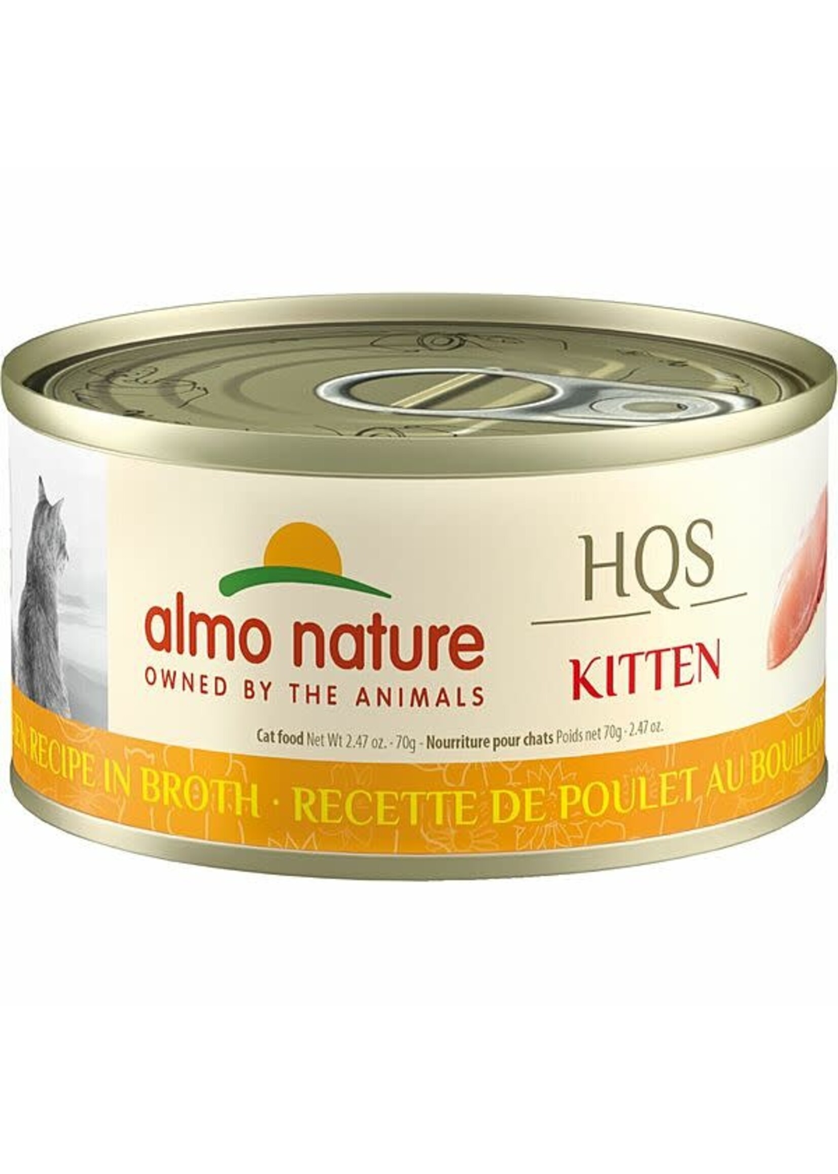 almo Nature Almo Nature Kitten HQS Natural Chicken 70gm