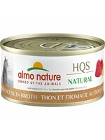 almo Nature Almo Nature Cat HQS Natural Tuna & Cheese in Broth 70gm