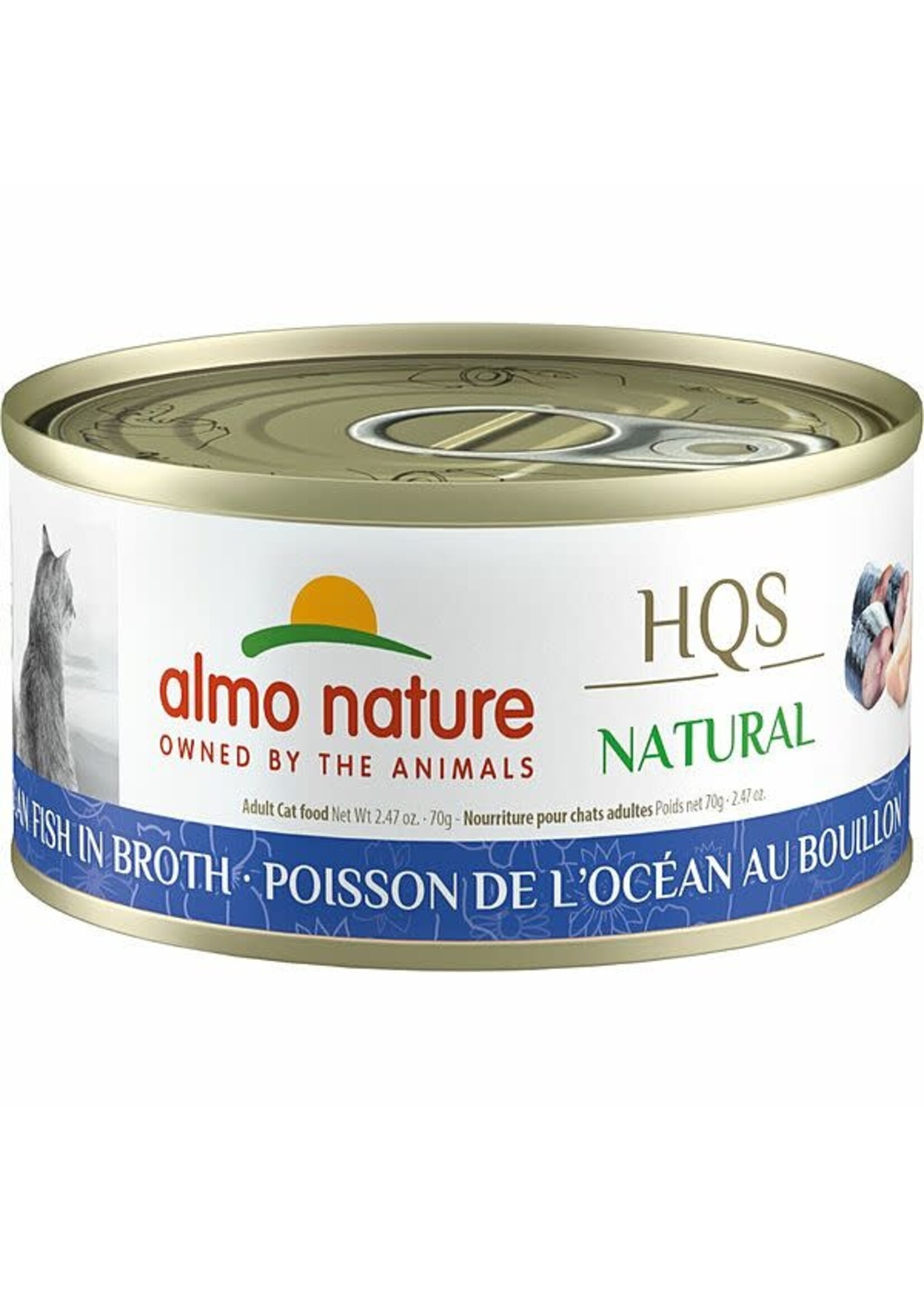 almo Nature Almo Nature Cat HQS Natural Ocean Fish in Broth 70gm