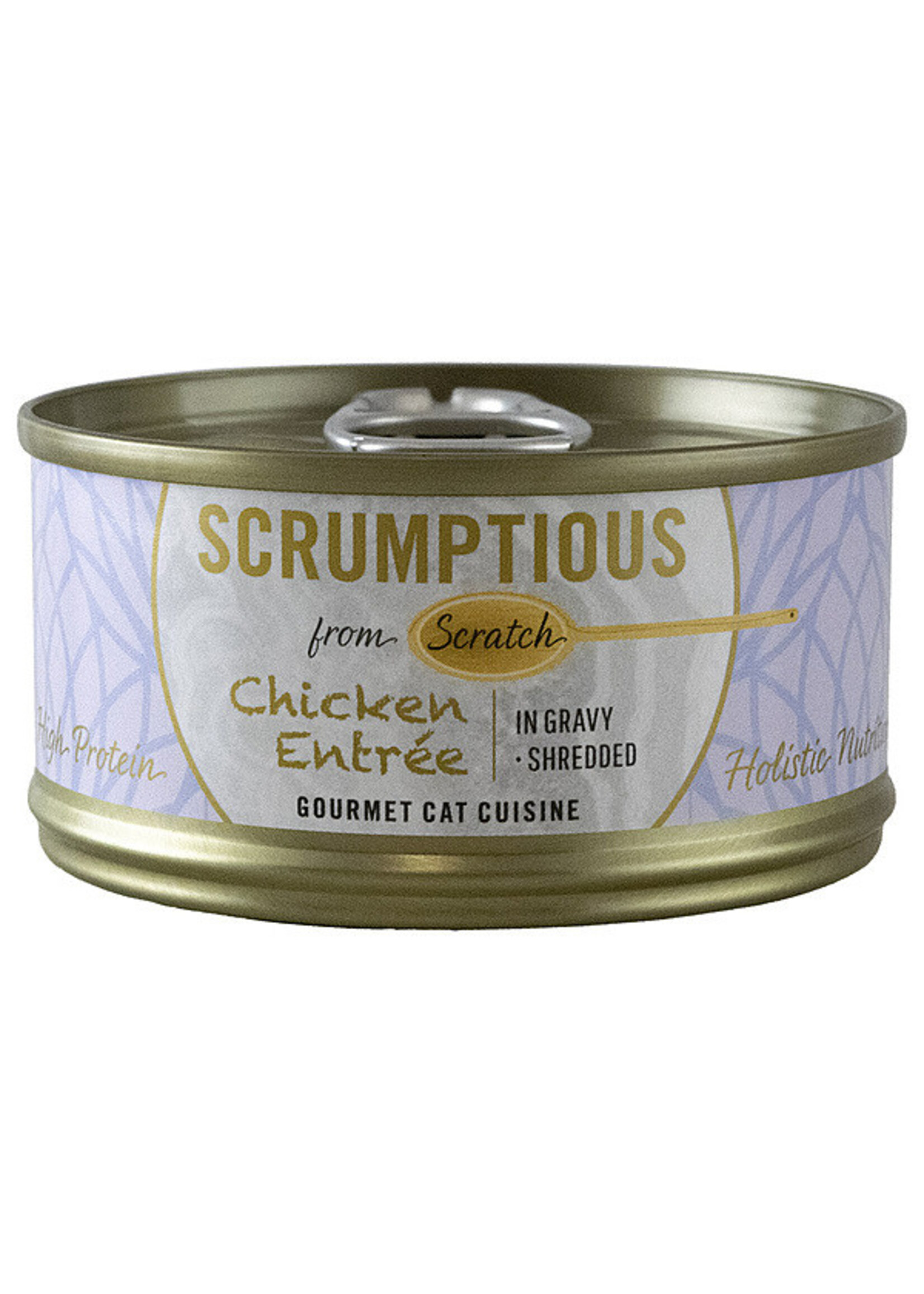 Scrumptious Scrumptious Cat Dinner in Gravy Flaked 2.8oz Chicken Entree