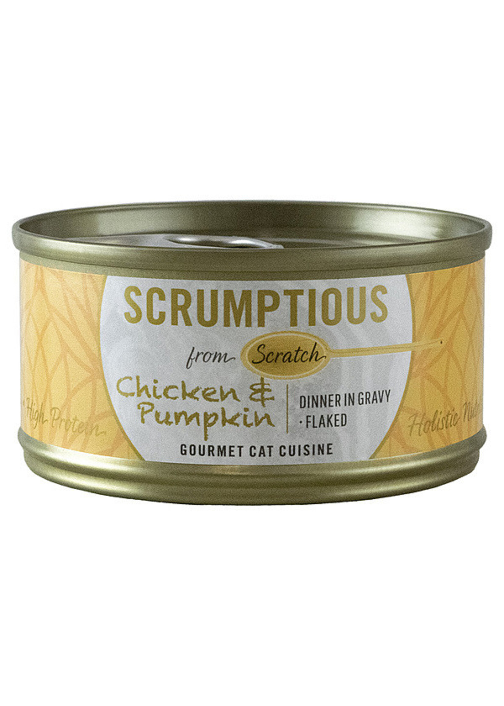Scrumptious Scrumptious Cat Dinner in Gravy Flaked 2.8oz Chicken & Pumpkin