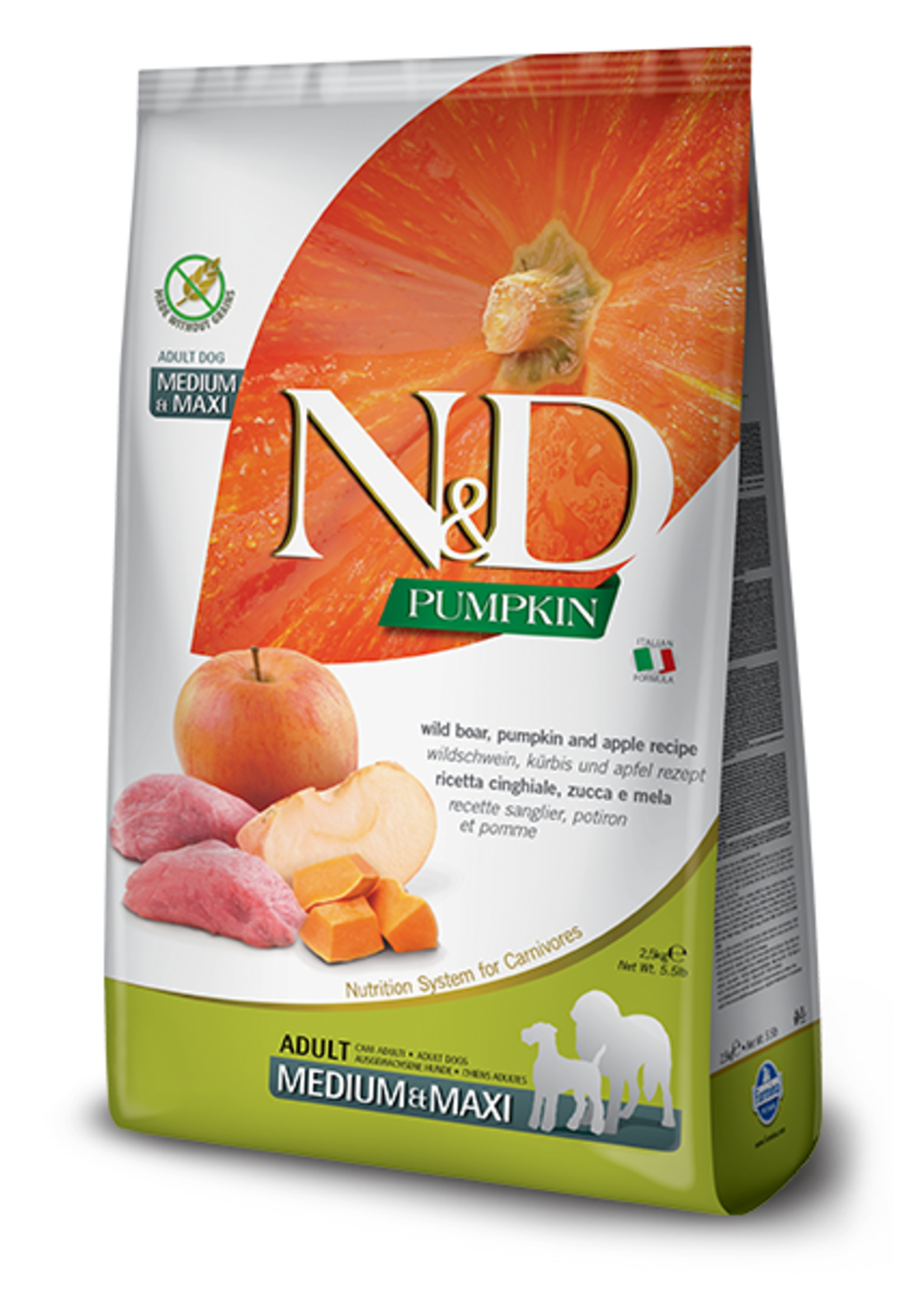 Farmina Farmina N&D Dog Pumpkin Boar & Apple Med/Maxi