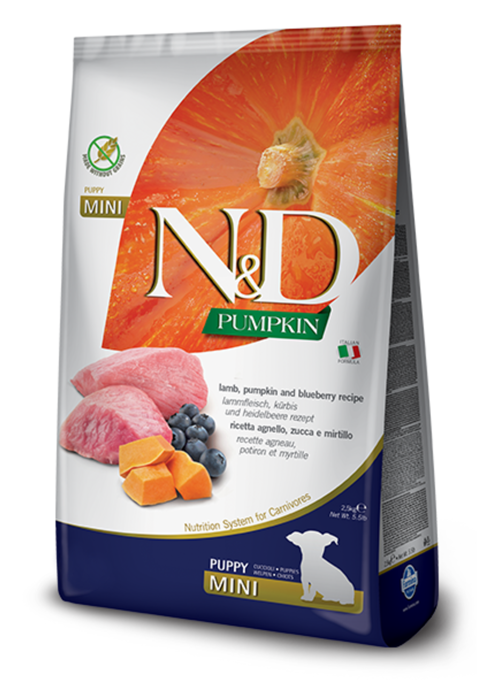 Farmina Farmina N&D Puppy Pumpkin Lamb & Blueberry Mini