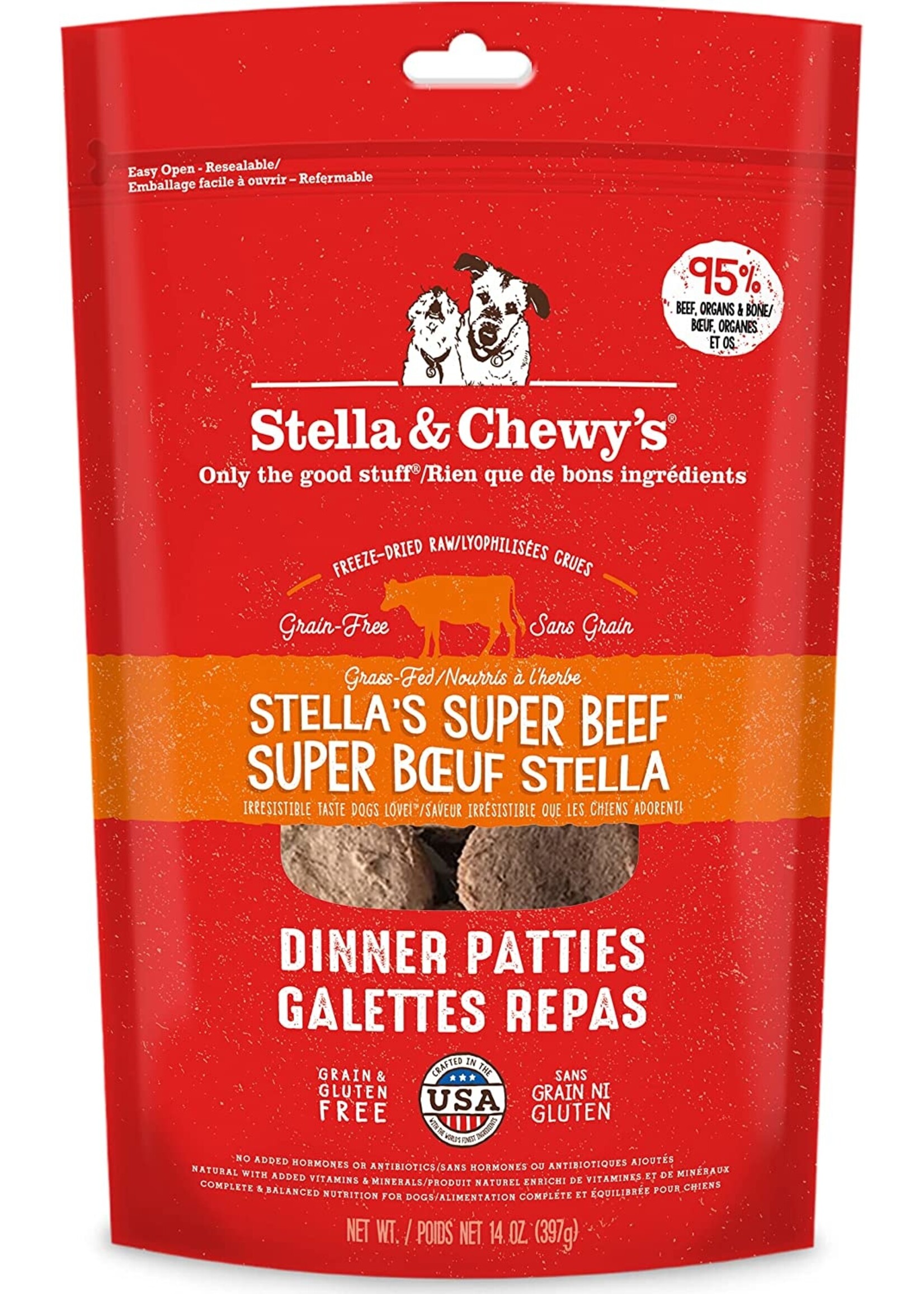 Stella and Chewy's Stella's FD Dinner Patties Super Beef