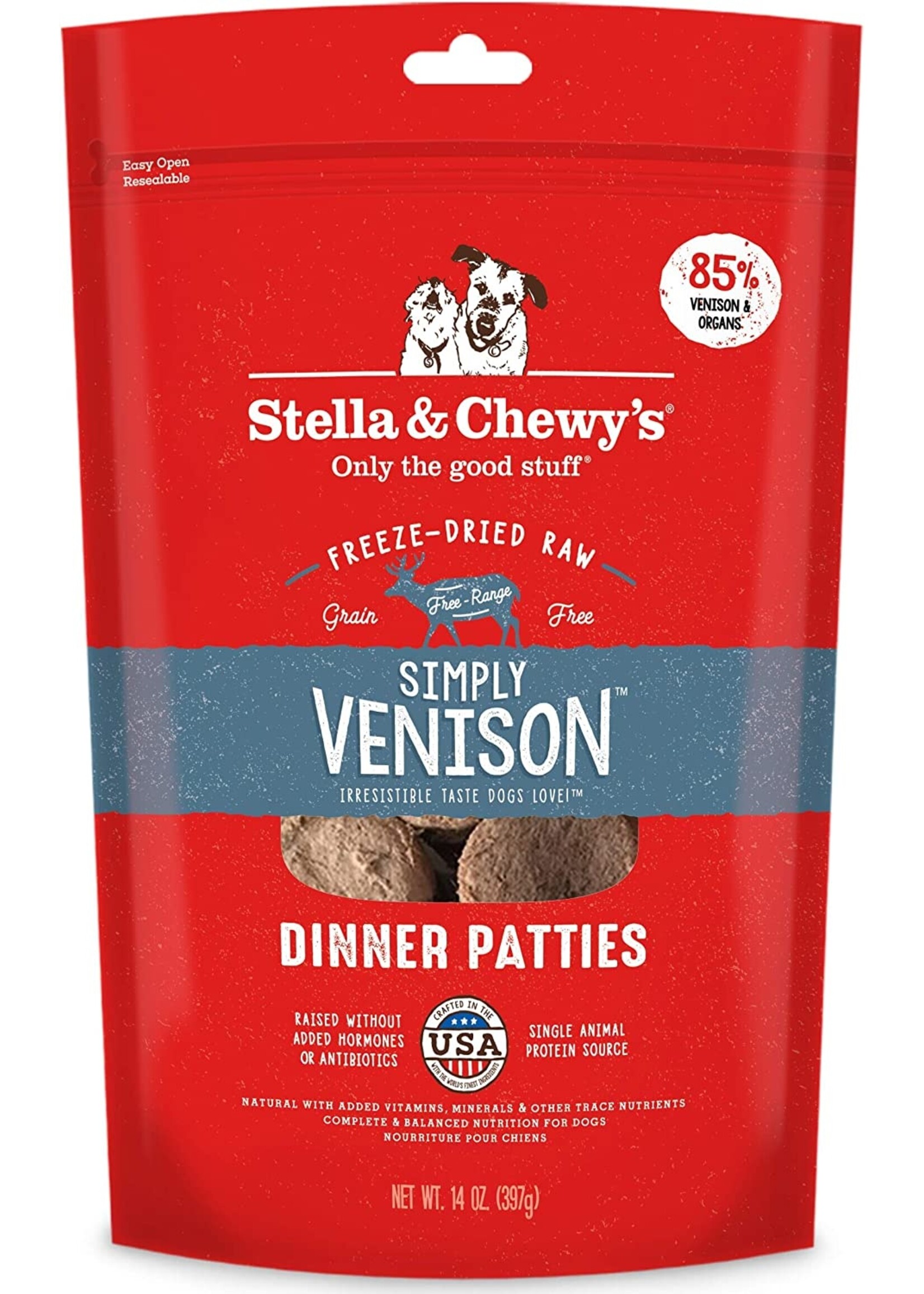 Stella and Chewy's Stella's FD Dinner Patties Simply Venison