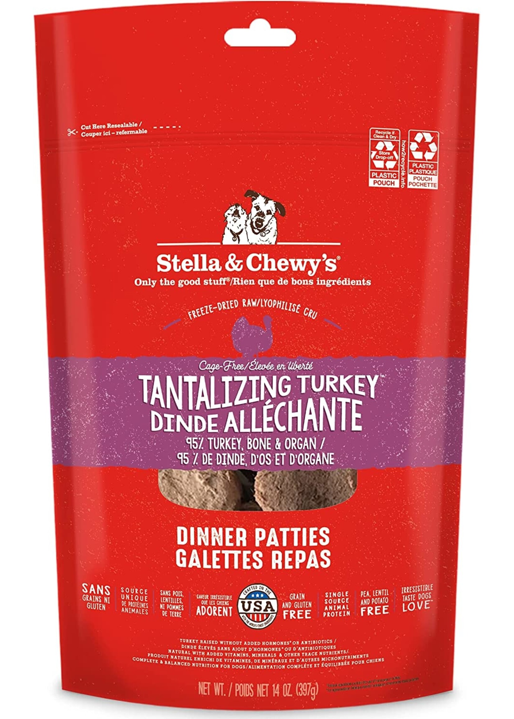 Stella and Chewy's Stella's FD Dinner Patties Tantalizing Turkey