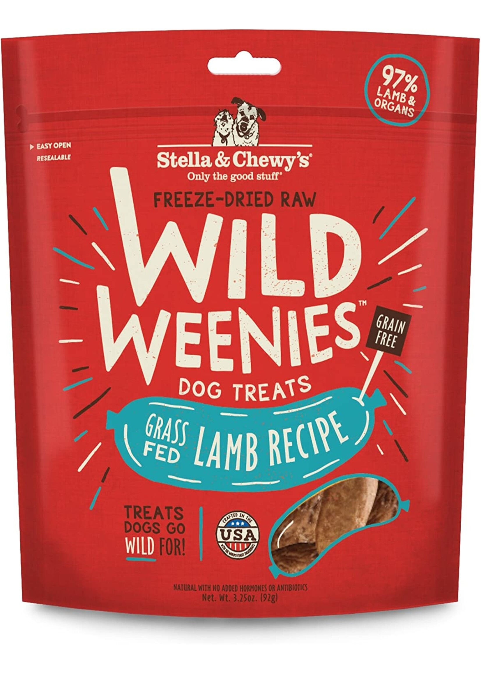 Stella and Chewy's Stella & Chewy's Wild Weenies Grass Fed Lamb 3.25oz