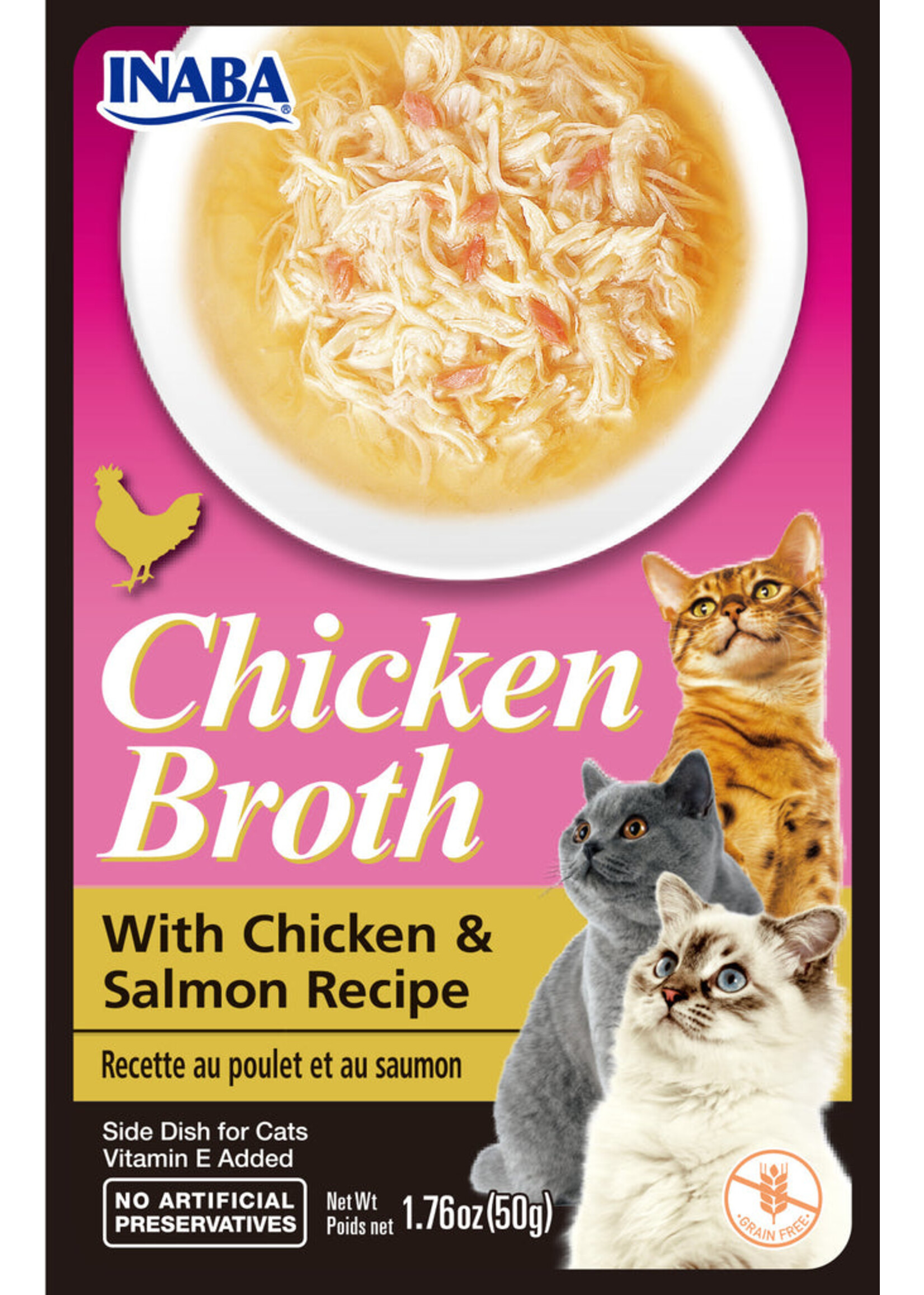 Inaba Inaba Cat Chicken Broth Chicken & Salmon 50g