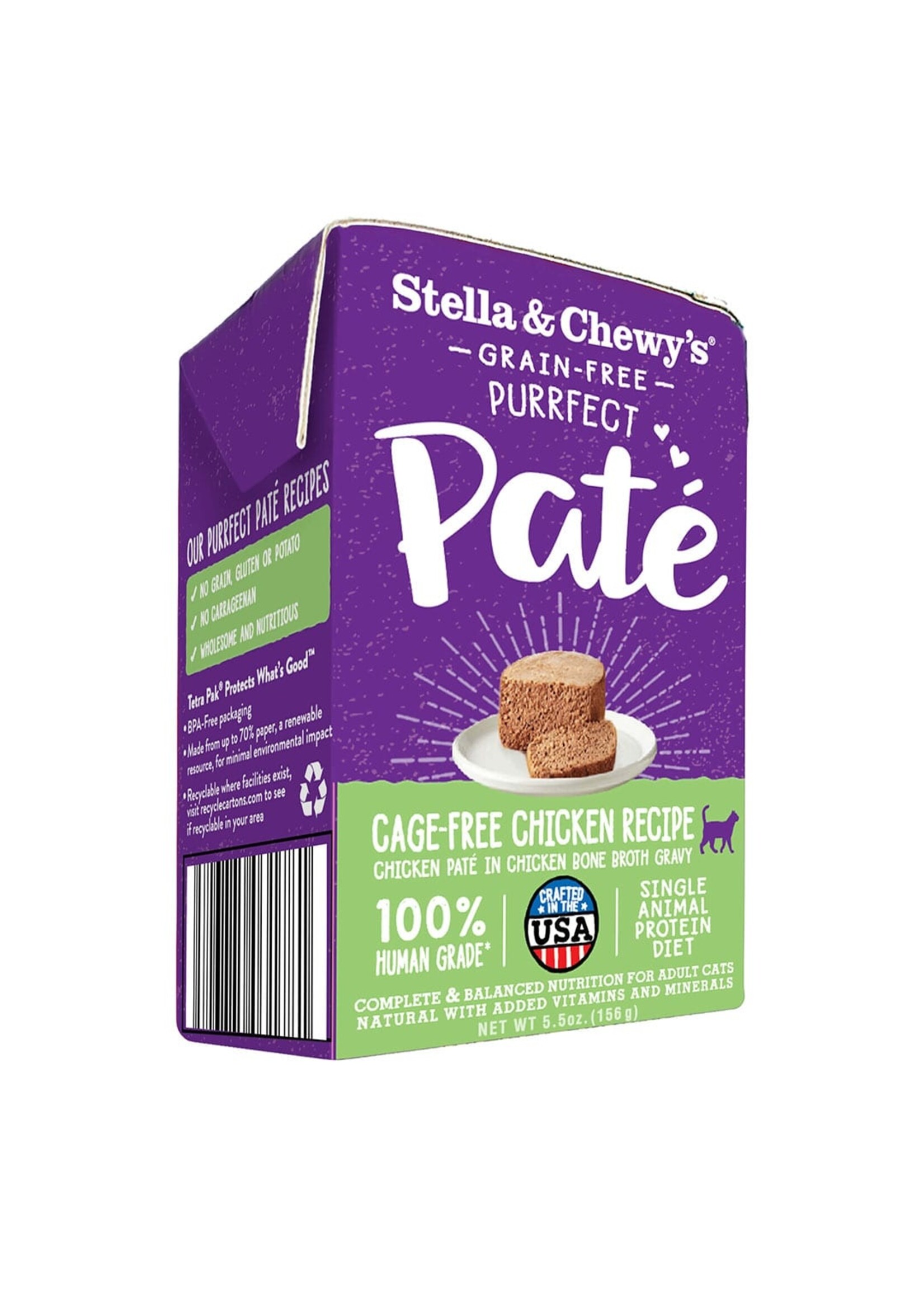 Stella and Chewy's Stella & Chewy's Cat Purrfect Pate Cage Free Chicken 5.5oz single