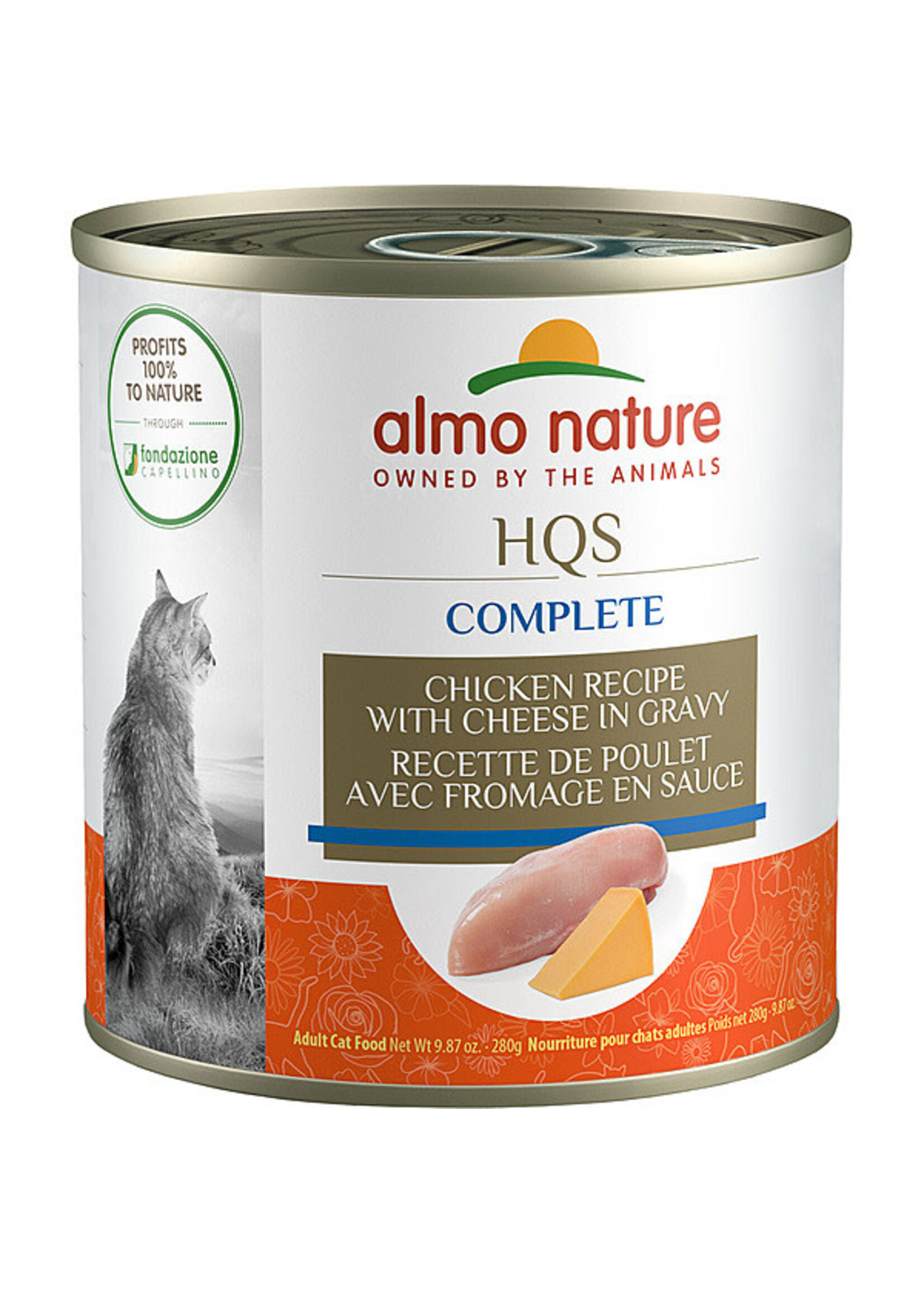 almo Nature Almo Nature Cat HQS Chicken w/ Cheese in Gravy 280gm