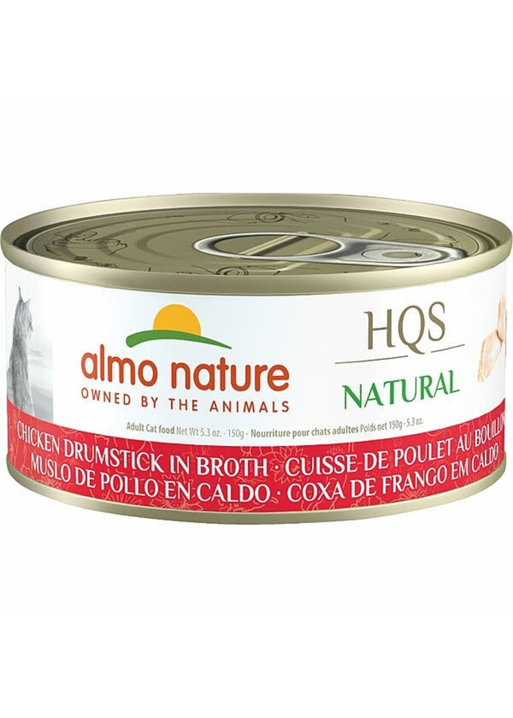 almo Nature Almo Nature Cat HQS Chicken Drumstick in Broth 150gm