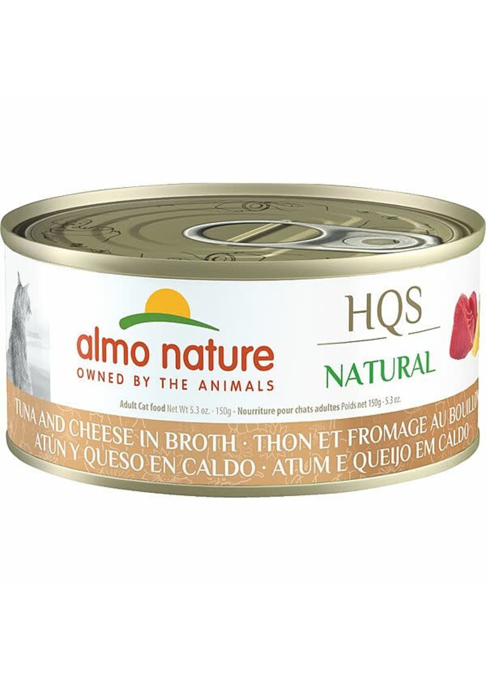 almo Nature Almo Nature Cat HQS Tuna & Cheese in Broth 150gm