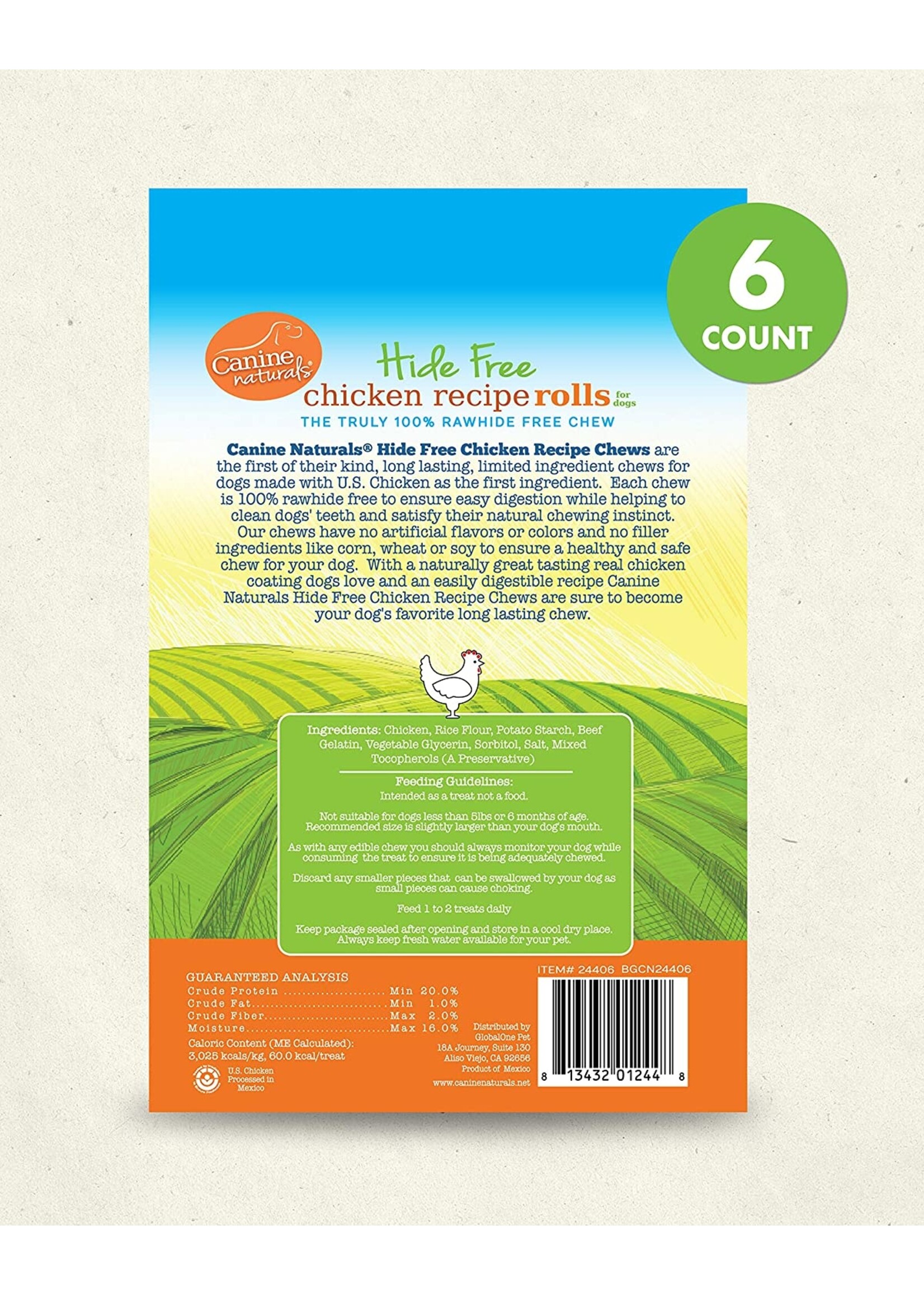 Canine Naturals Hide Free Canine Naturals Hide-Free Chicken Rolls