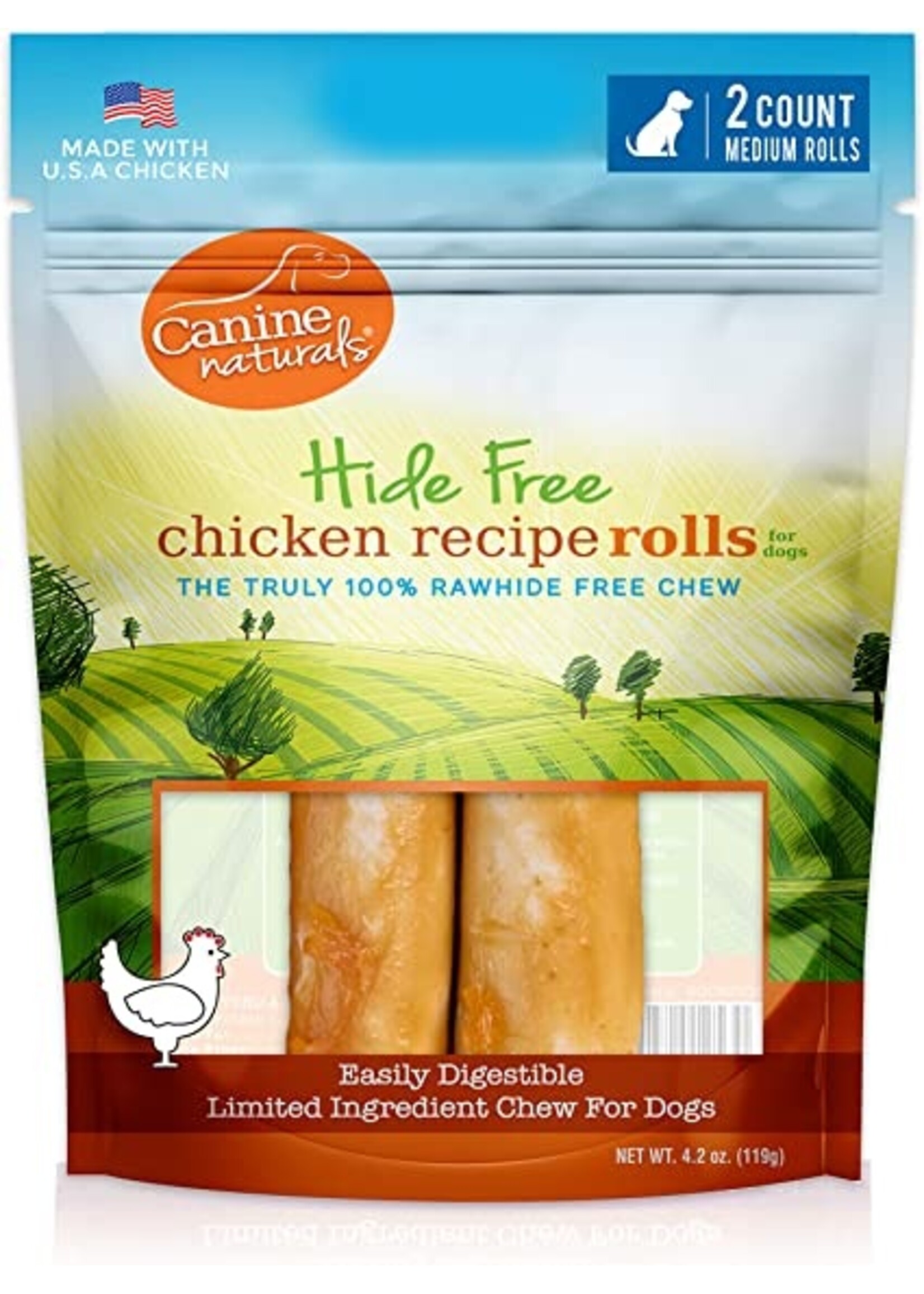 Canine Naturals Hide Free Canine Naturals Hide-Free Chicken Rolls