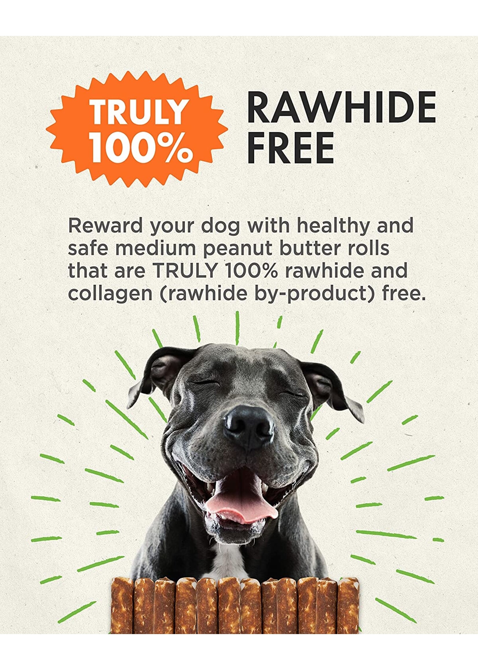 Canine Naturals Hide Free Canine Naturals Hide-Free Peanut Butter Sticks 5"