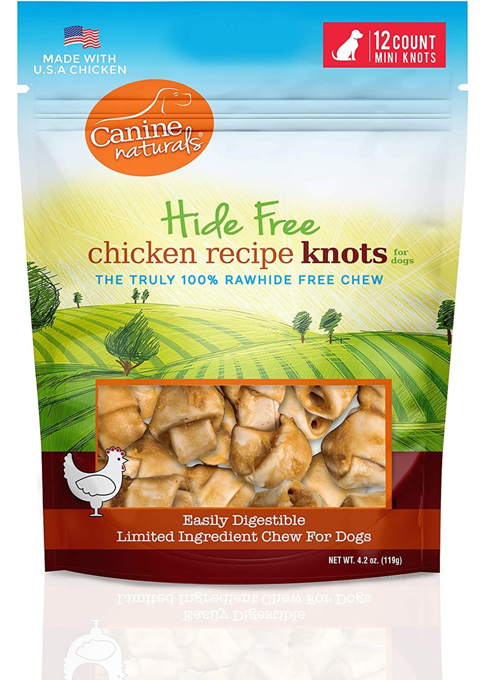 Canine Naturals Hide Free Canine Naturals Hide-Free Chicken Mini Knots 12pack