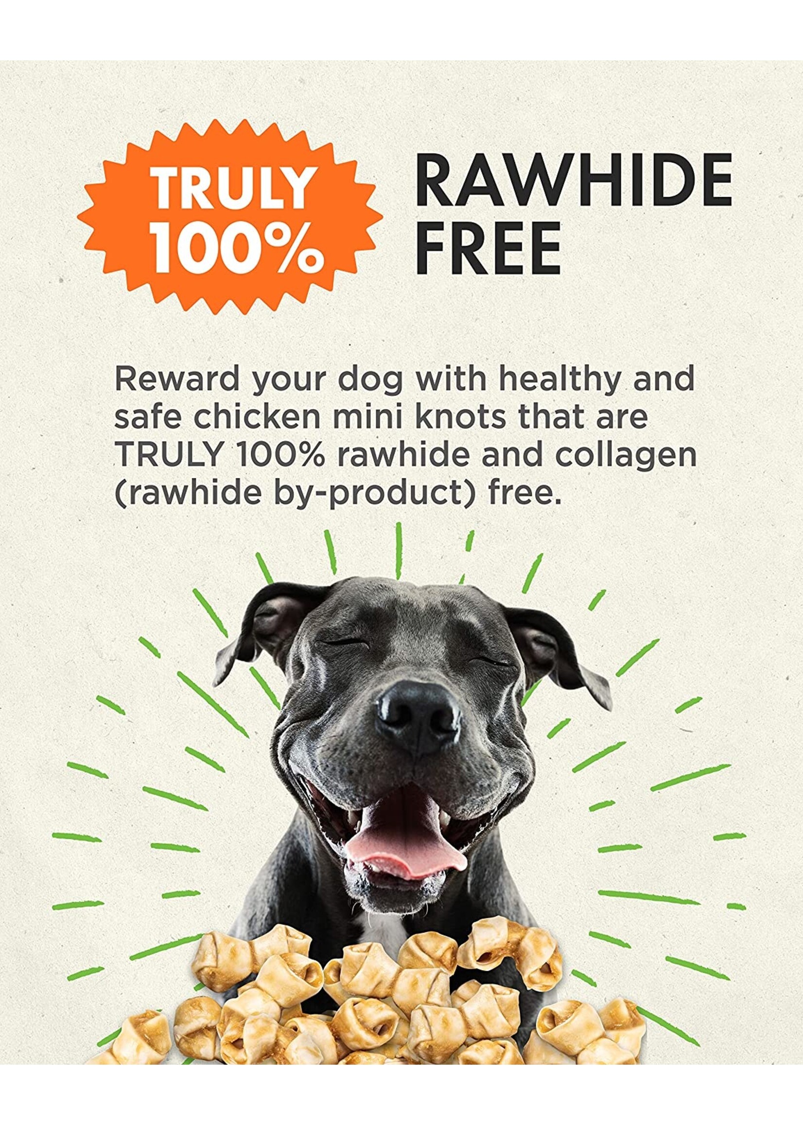 Canine Naturals Hide Free Canine Naturals Hide-Free Chicken Mini Knots 12pack