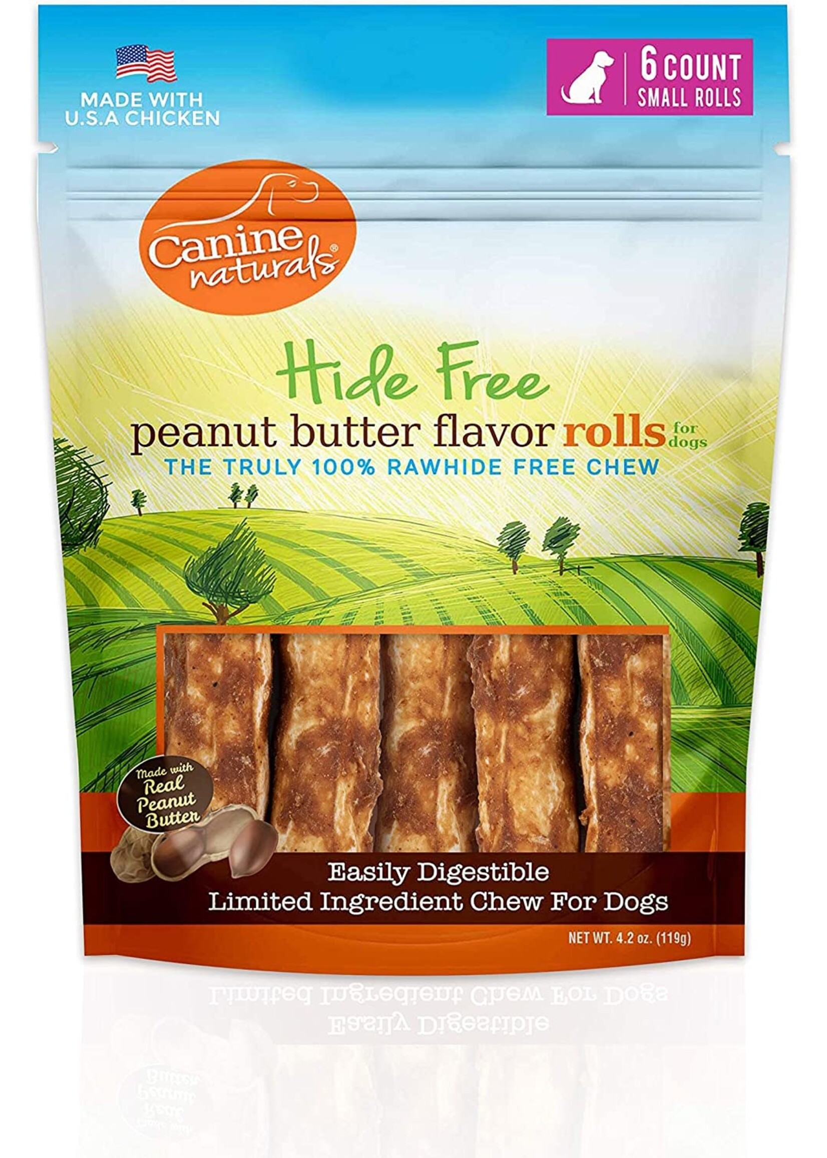 Canine Naturals Hide Free Canine Naturals Hide-Free Peanut Butter Roll