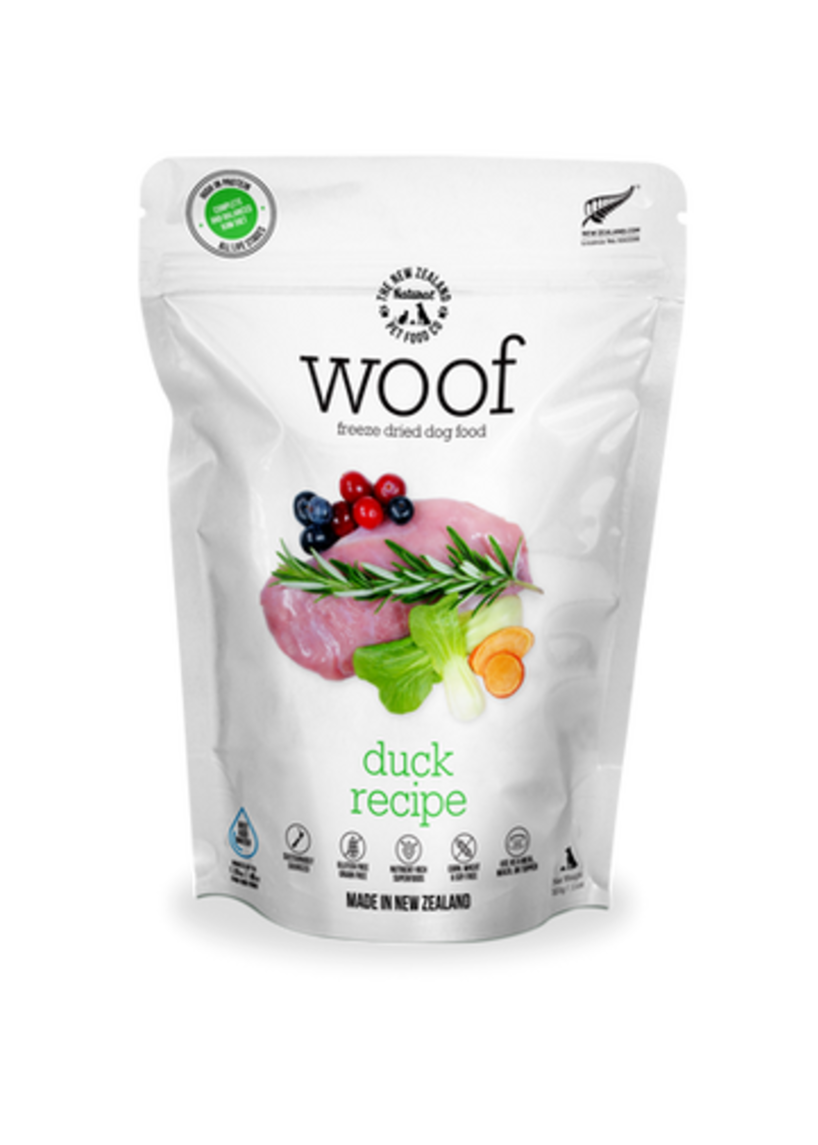 New Zealand Natural Pet Food Co NZ Natural Pet Food Co. Woof Duck Freeze Dried