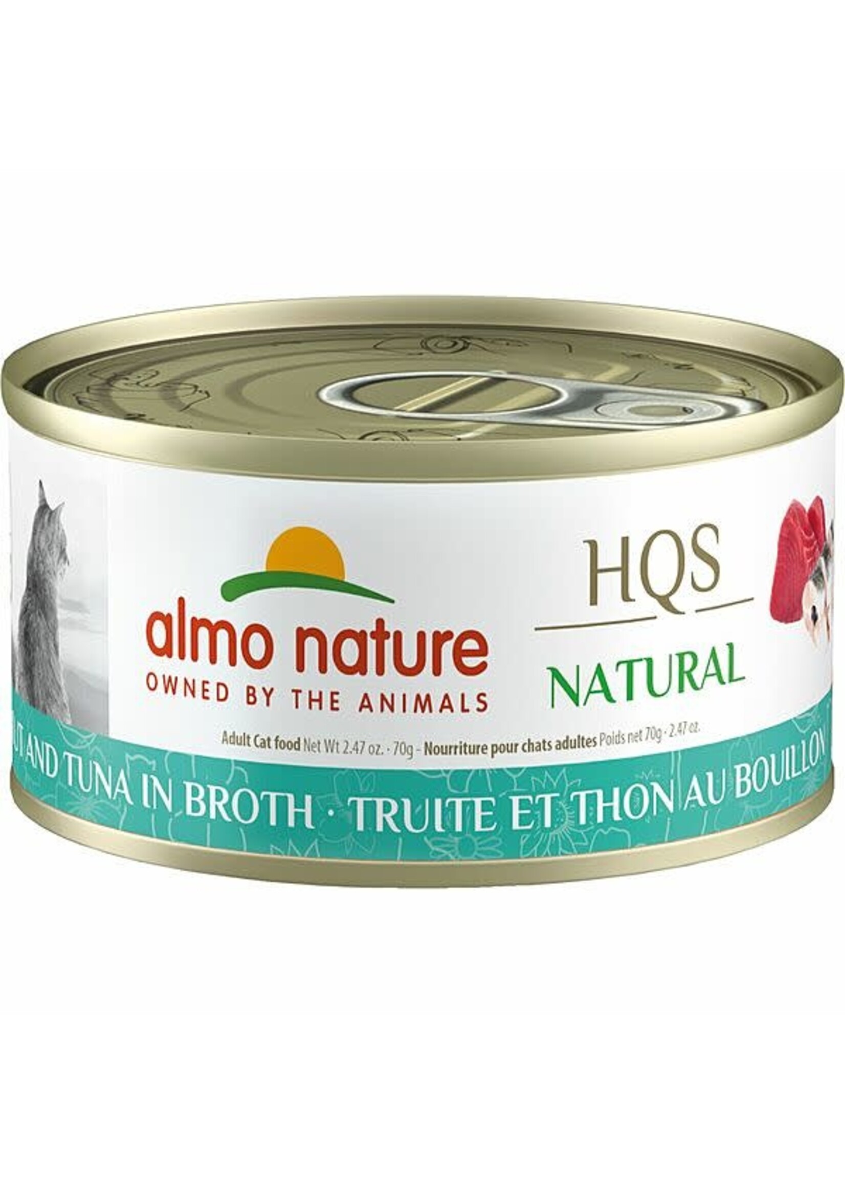 almo Nature Almo Nature Cat HQS Natural Trout & Tuna in Broth 70gm
