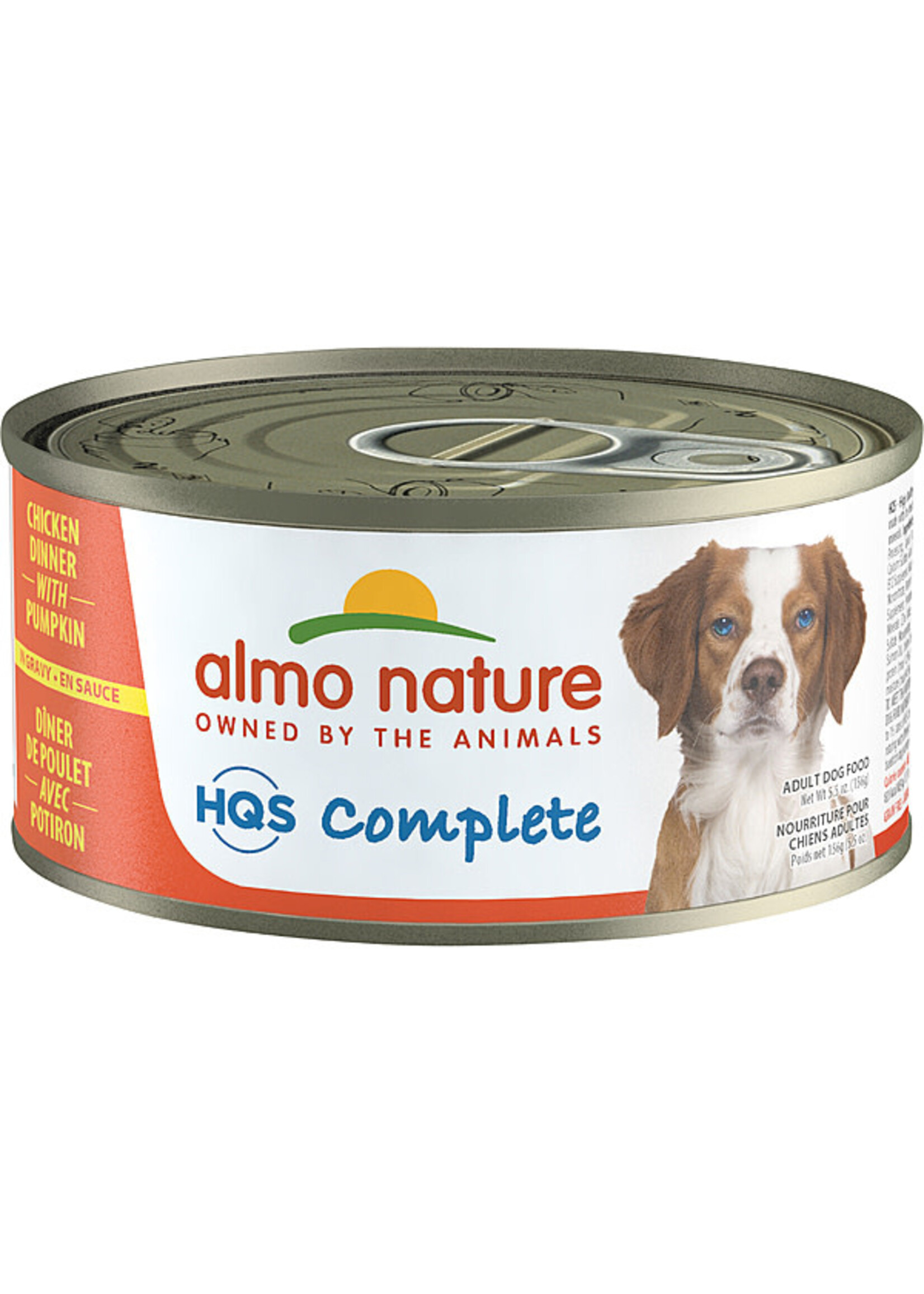 almo Nature Almo Nature Dog HQS Complete Chicken Dinner w/ Pumpkin in Gravy 156gm
