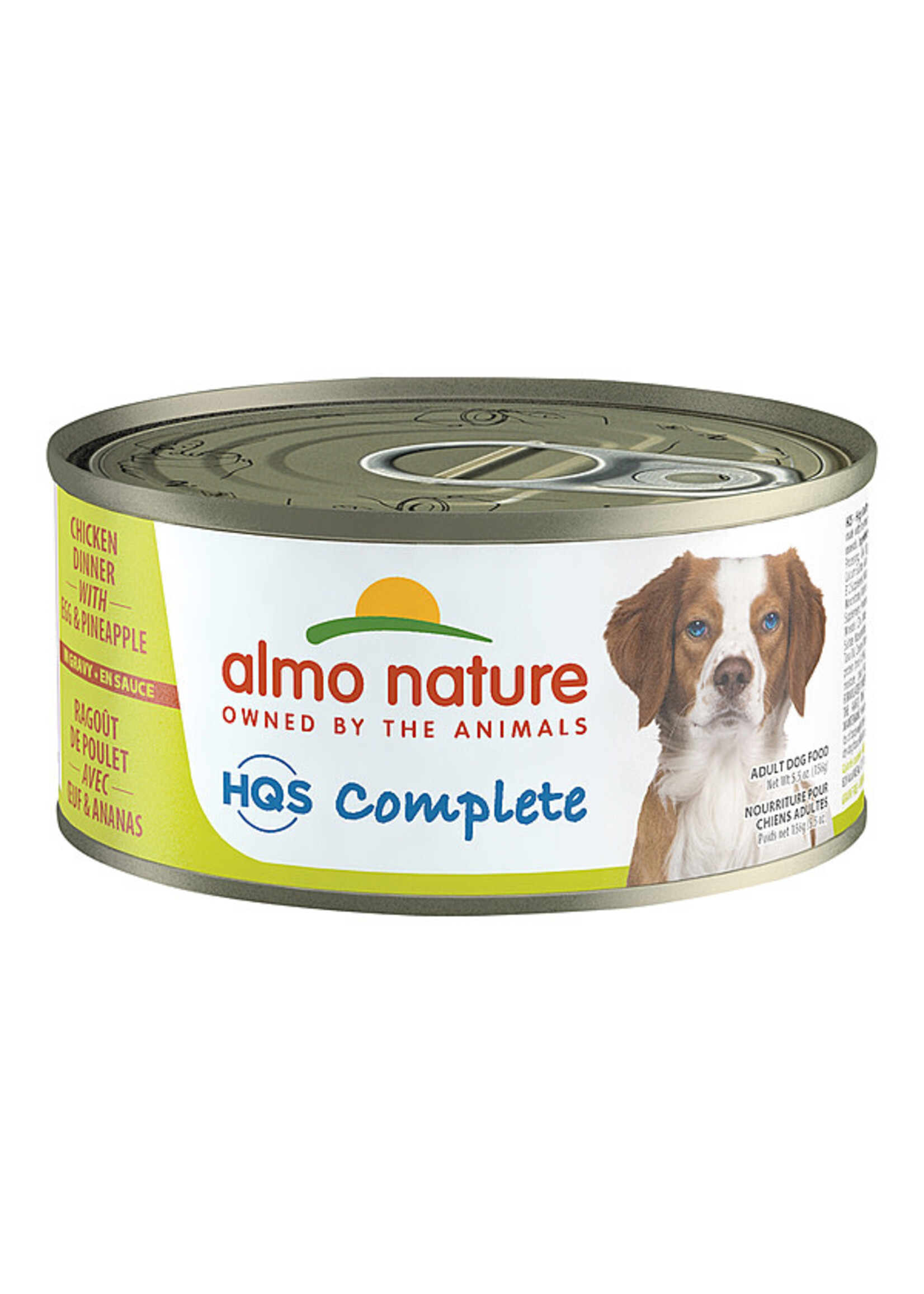 almo Nature almo nature Dog HQS Complete Chicken Dinner w/Egg & Pineapple 156gm