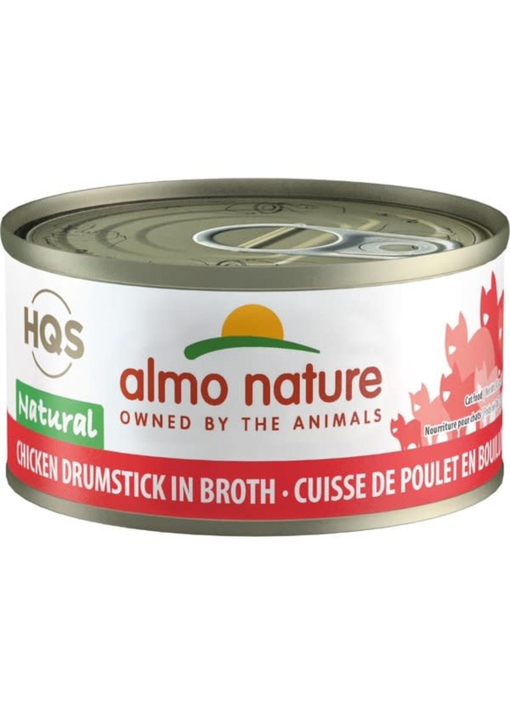 almo Nature Almo Nature Cat HQS Natural Chicken Drumstick in Broth 70gm