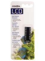 Marina Marina LCD Aquarium Thermometer- Centigrade-Fahrenheit- 18 to 30C (64 to 86F)