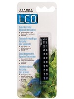 Marina Marina Horizontal LCD Aquarium Thermometer- Centigrade - Fahrenheit - 20 to 30 C (68 to 86F)