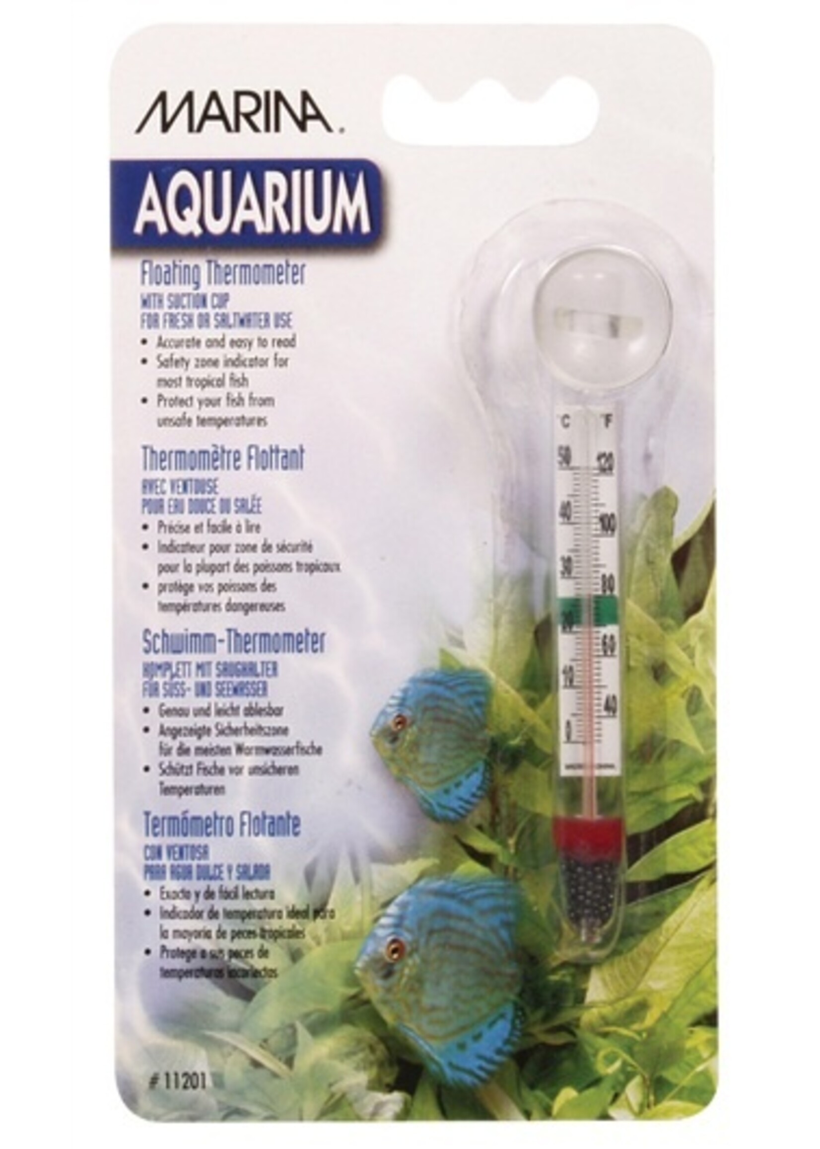 Marina Marina Floating Thermometer w/Suction Cup-Celsius & Fahrenheit