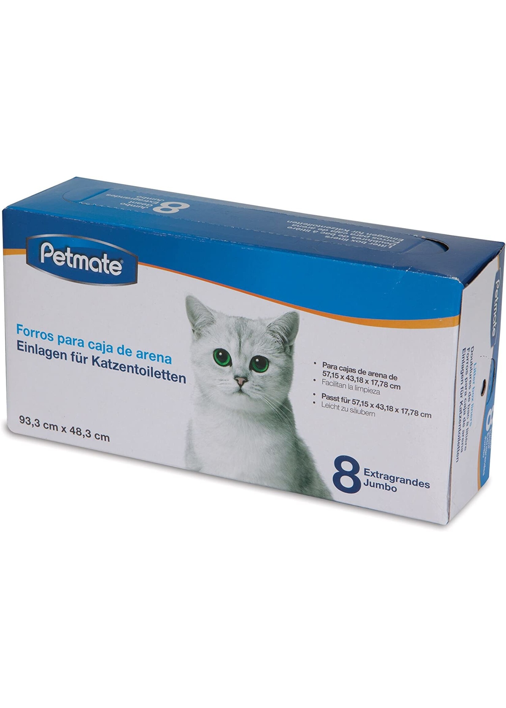 PetMate Petmate Litter Box Liners 8Jumbo 36.75x19"