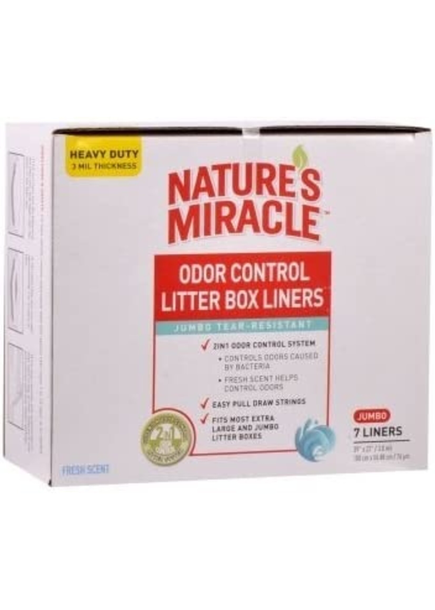 Nature's Miracle Nature's Miracle Odor Control Litter Box Liners 7Jumbo Fresh Scent