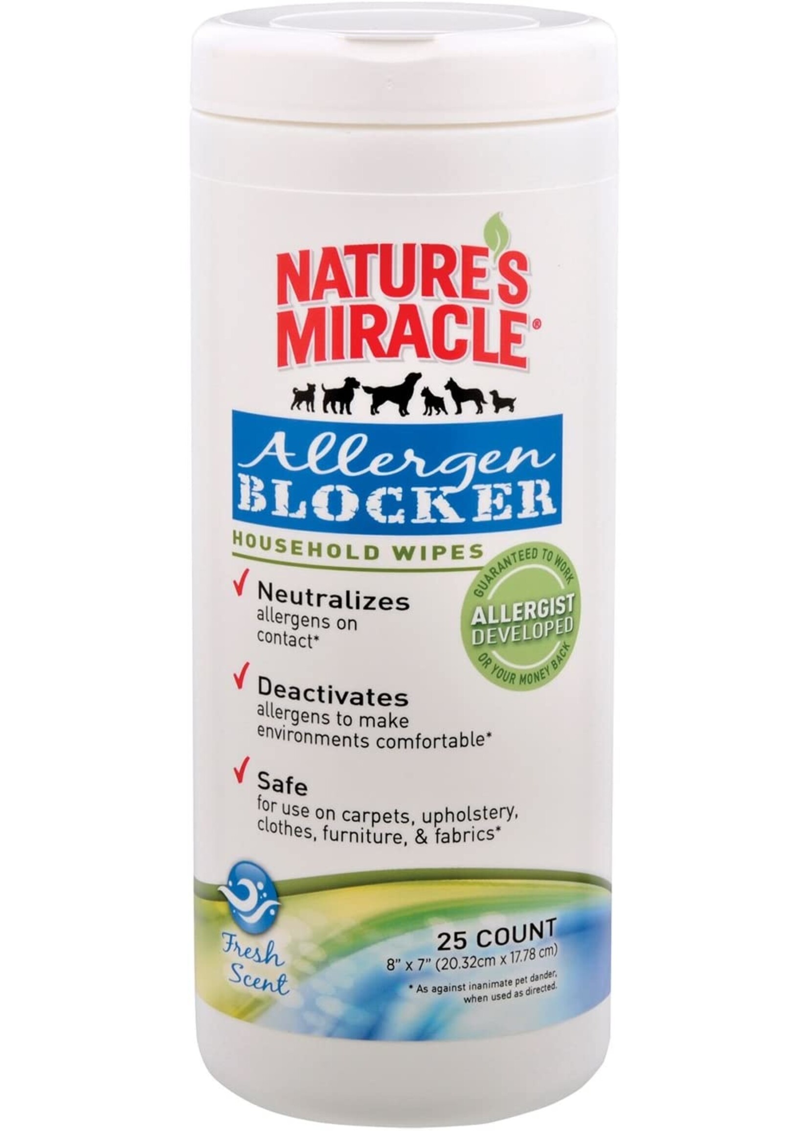 Nature's Miracle Nature's Miracle Allergen Blocker Household Wipes 25ct